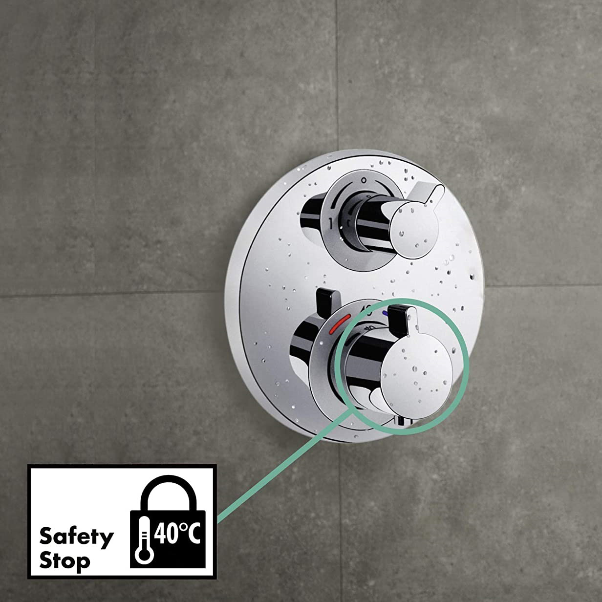 Takdusjsett Hansgrohe Croma 280 Ecostat S for Innbygging 1jet