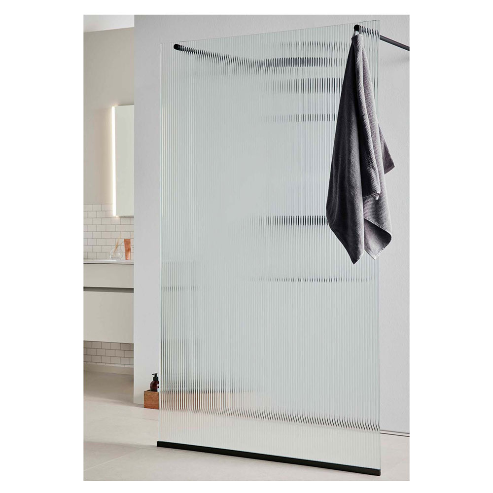 Dusjvegg Noro Frost 115 Riflet Glass