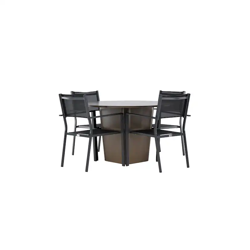 Hagegruppe Venture Home Santa Fe med 4 Copacabana Stoler
