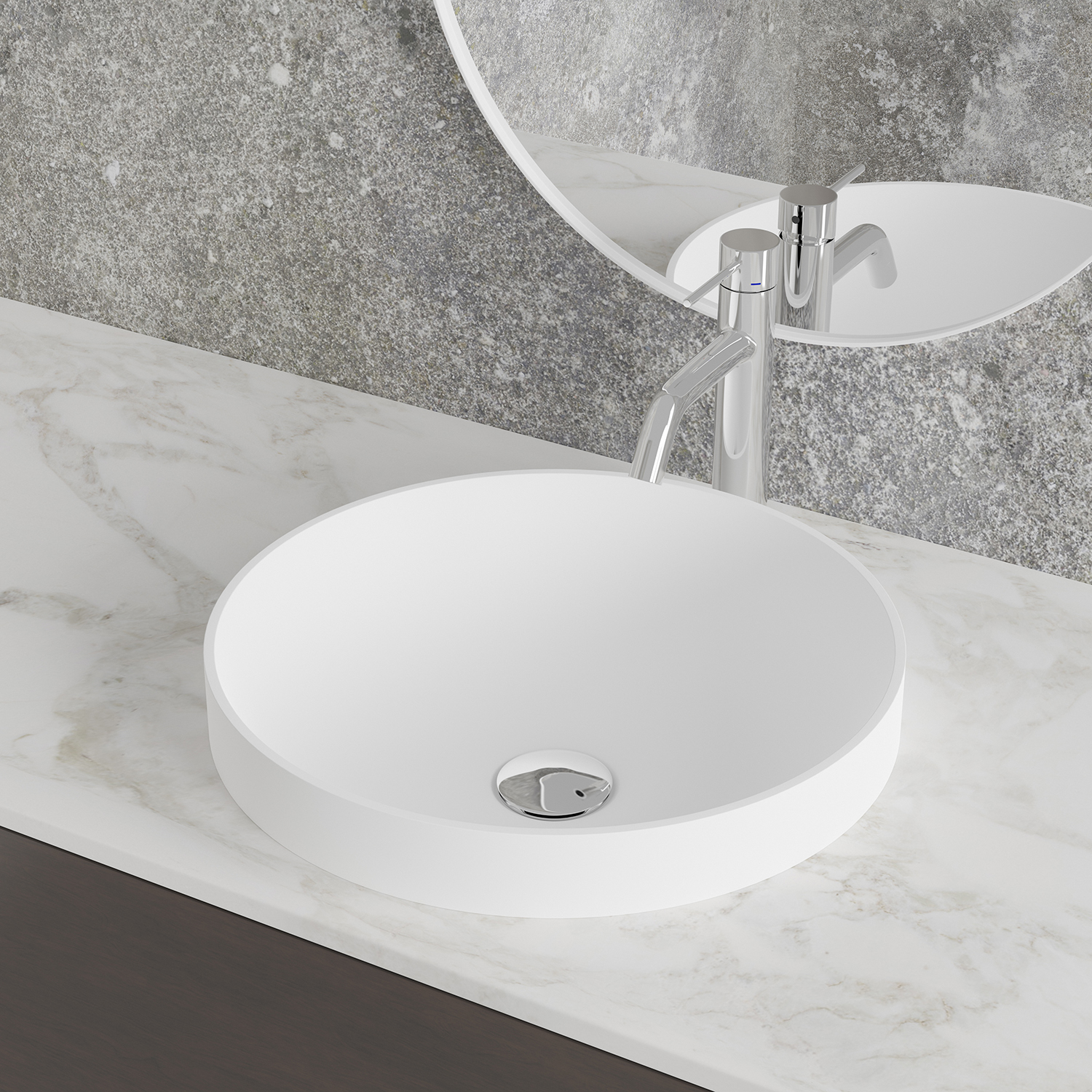 Bunnventil Scandtap Steel Pop-up Universal Duo