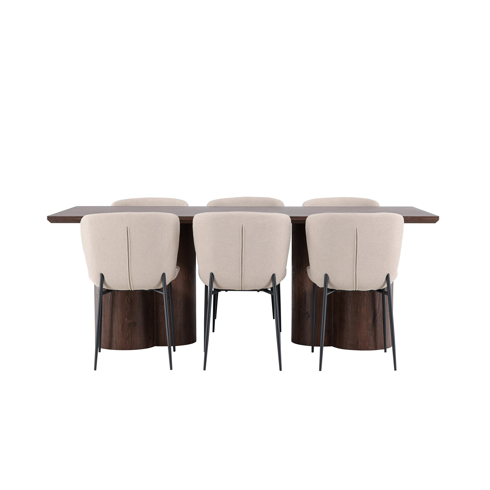 Spisegruppe Venture Home Olivia 210 med 6 stk Modesto Stoler