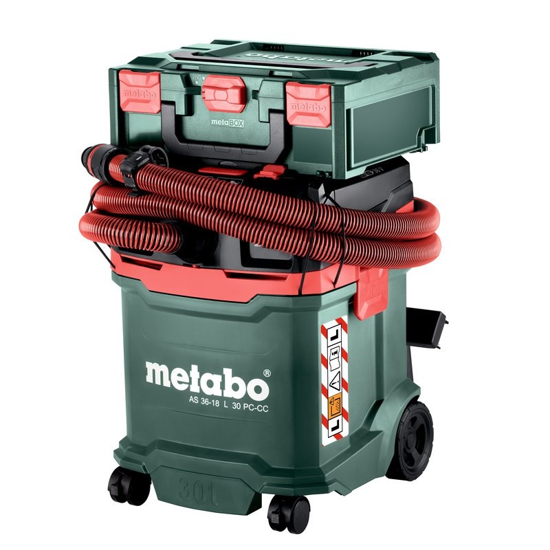 Støvsuger Metabo AS 36-18 L 30 PC CC uten Batteri og Lader