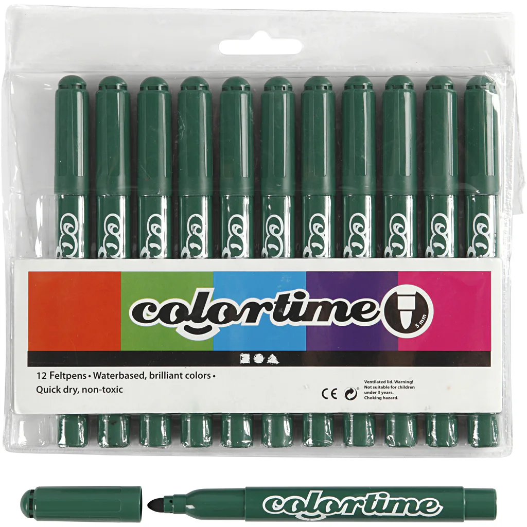 Tusjpenner Creativ Company Colortime Strek 5 mm 1 Pk