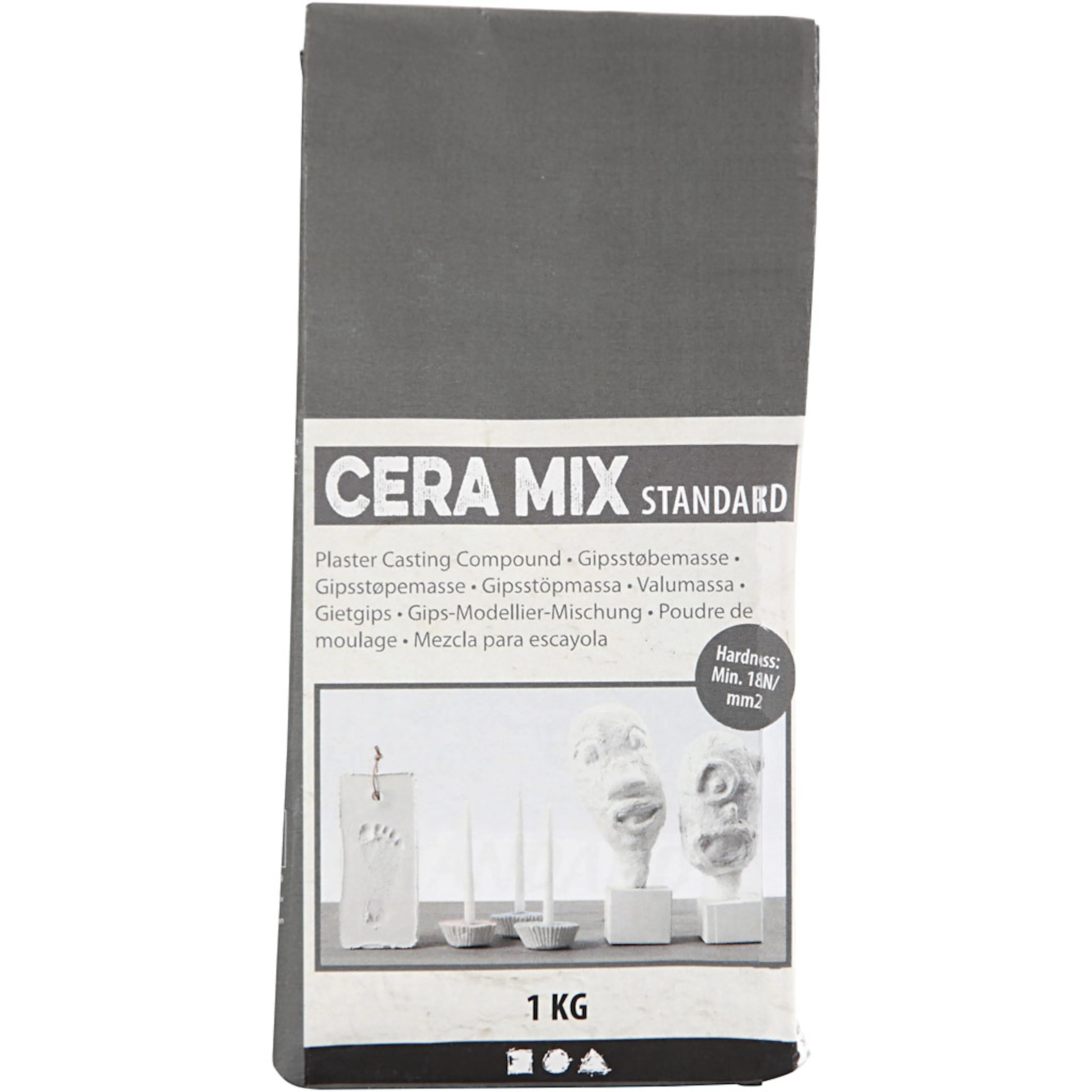 Modellgips Creativ Company Cera-Mix Standard Lysgrå
