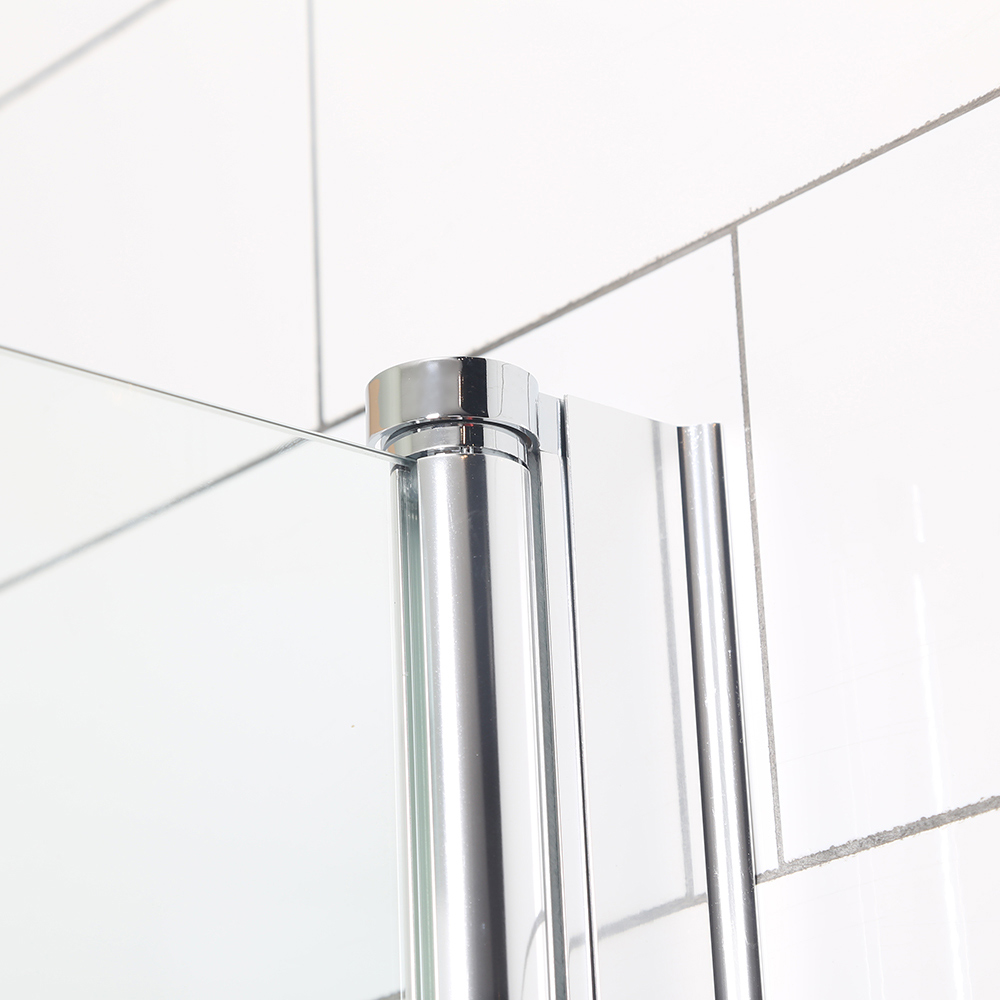 Dusjdør Bathlife Allsidig Rett Dør Delvis Frostet Glass