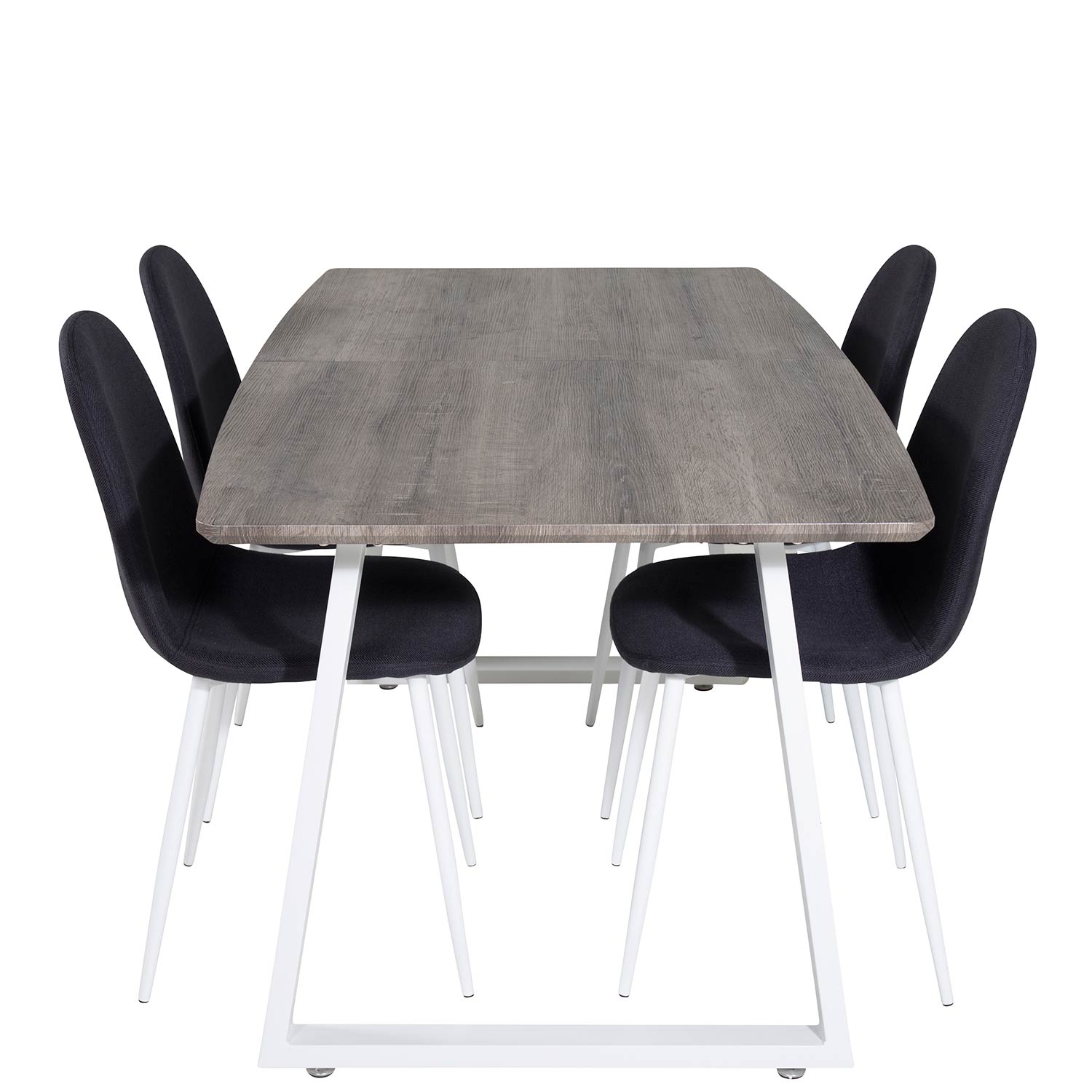 Spisegruppe Venture Home Ina med 4 Pobbie Stoler Polyester