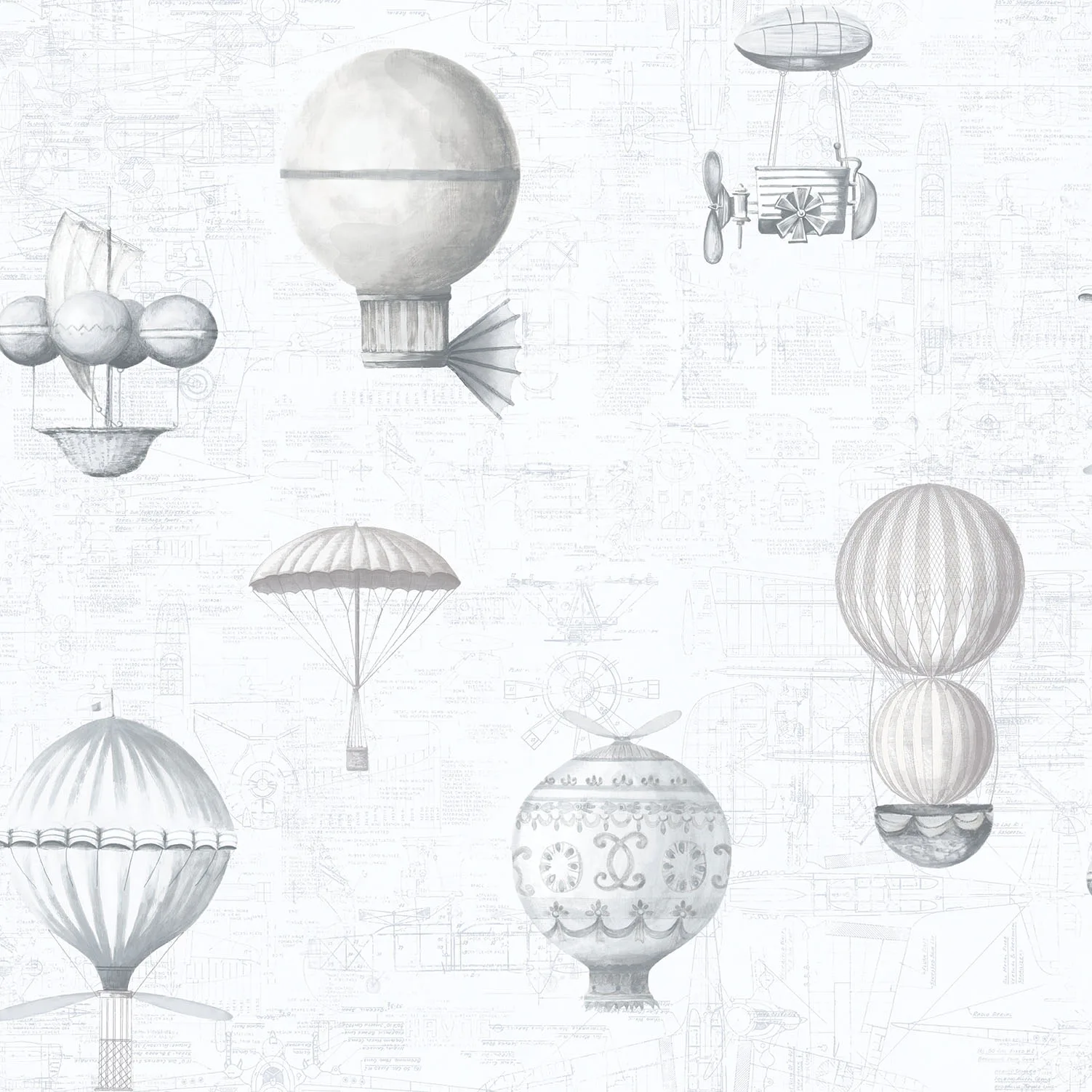 Tapet Galerie Wallcoverings Air Ships G56202