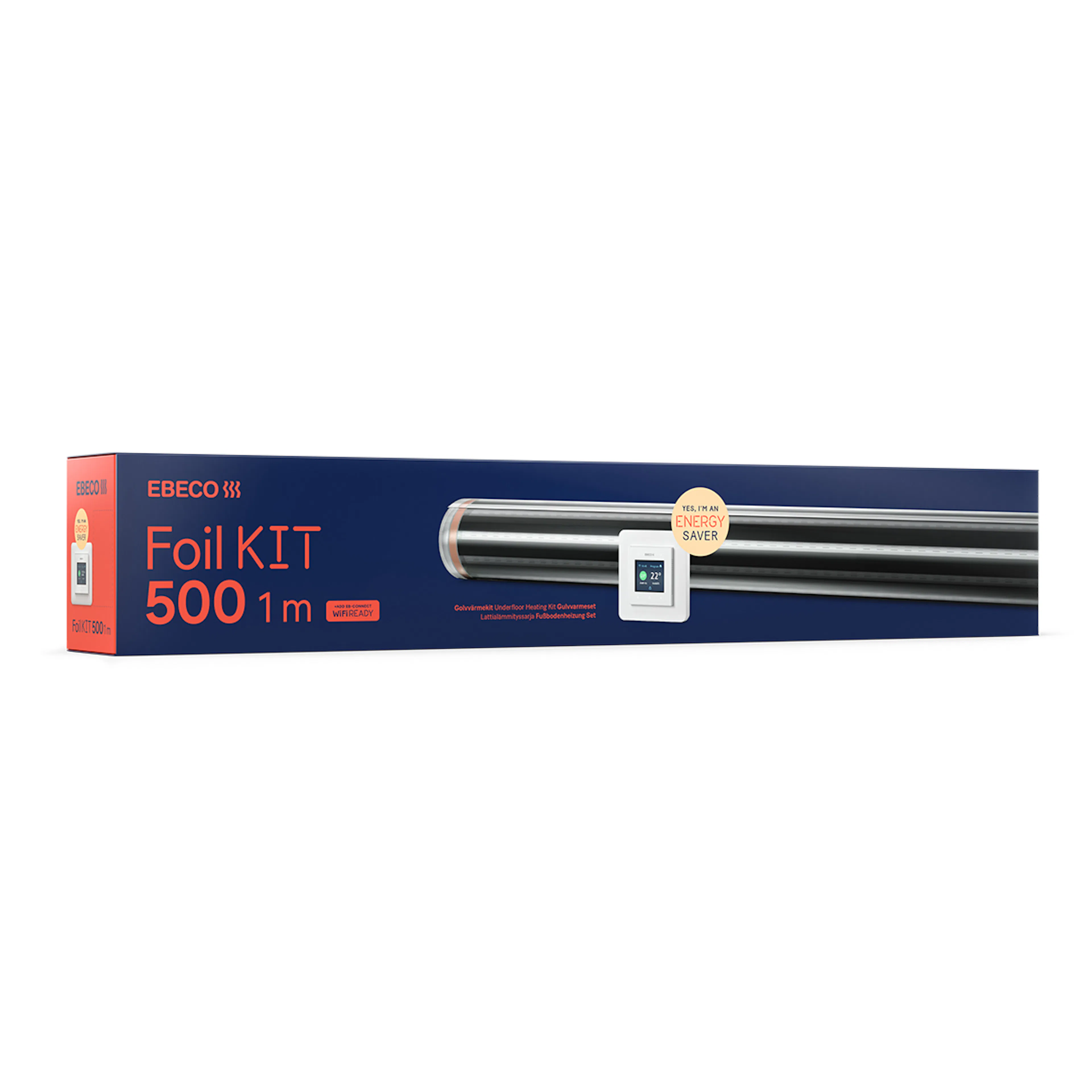 Gulvvarmefolie Ebeco Foil Kit 500 for Tre- og Laminatgulv 1 m