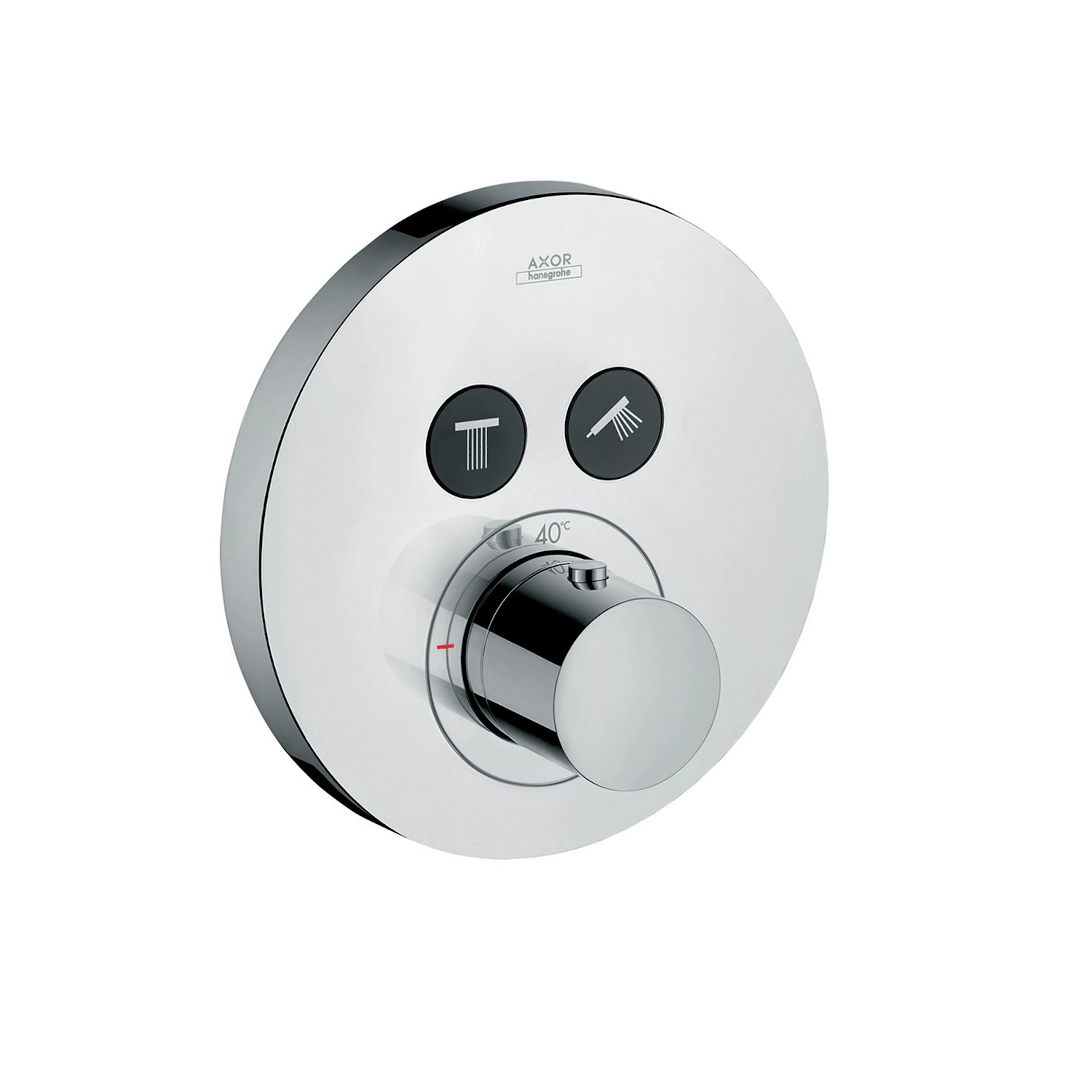 Innbyggingsblander Axor ShowerSelect Rund 2-utløp