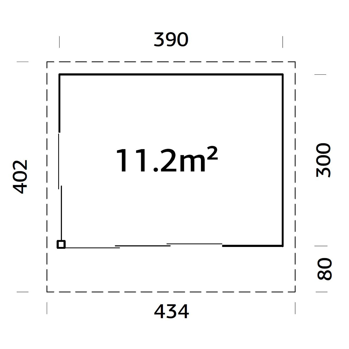 Hagestue Palmako Andrea 11,2 m2