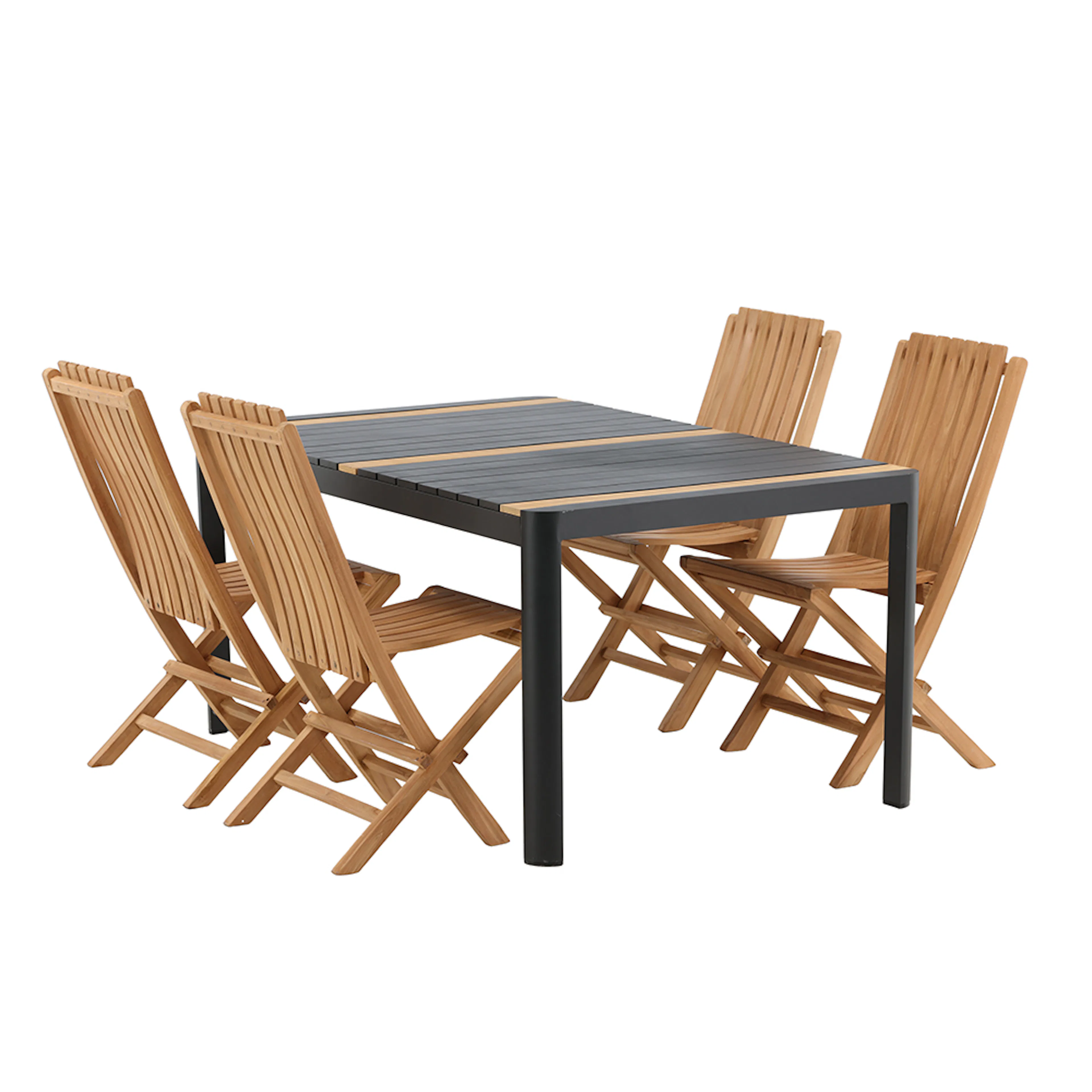 Spisegruppe Venture Home Togo 150x100 cm med 4 Ghana Stoler