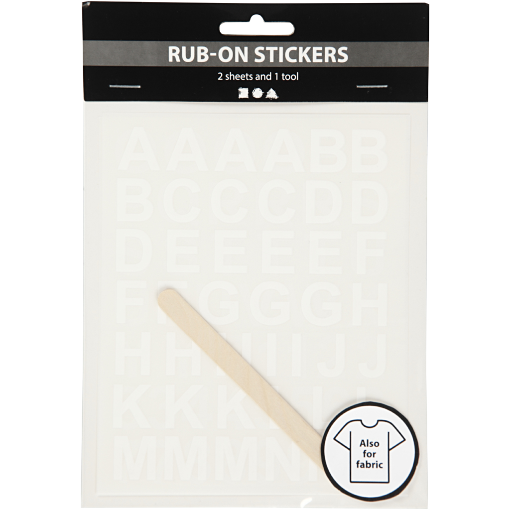 Rub-on-Merkelapper Creativ Company Bokstaver og Tall