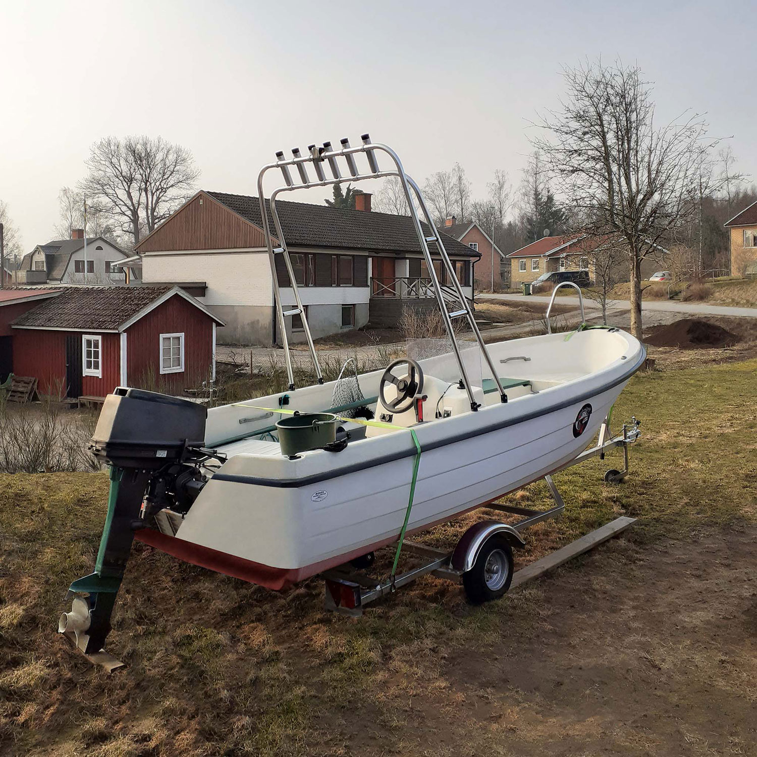 Båthenger Metalcraft med Lys & Vinsj