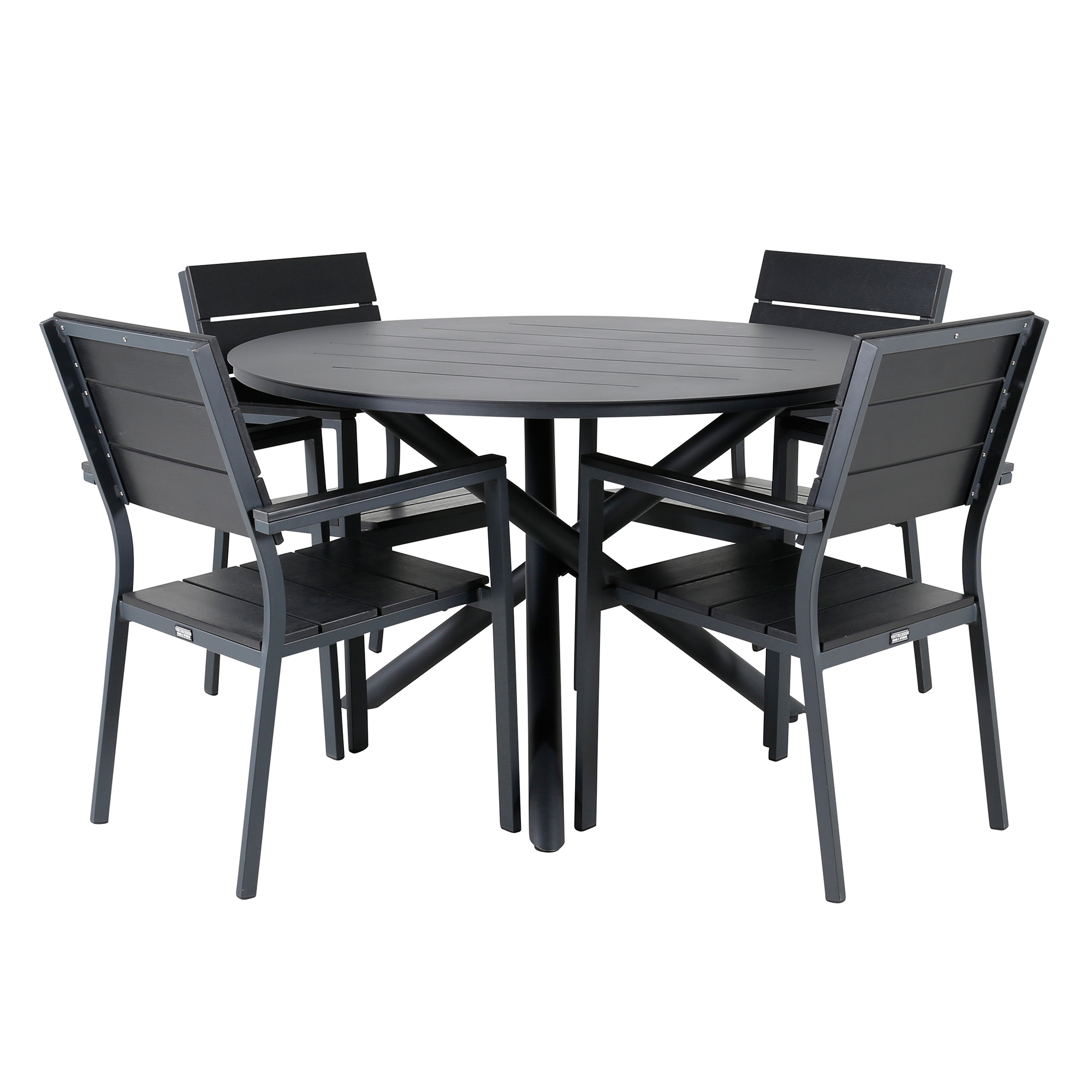 Spisegruppe Venture Home Ande med 4 Livia Spisestoler