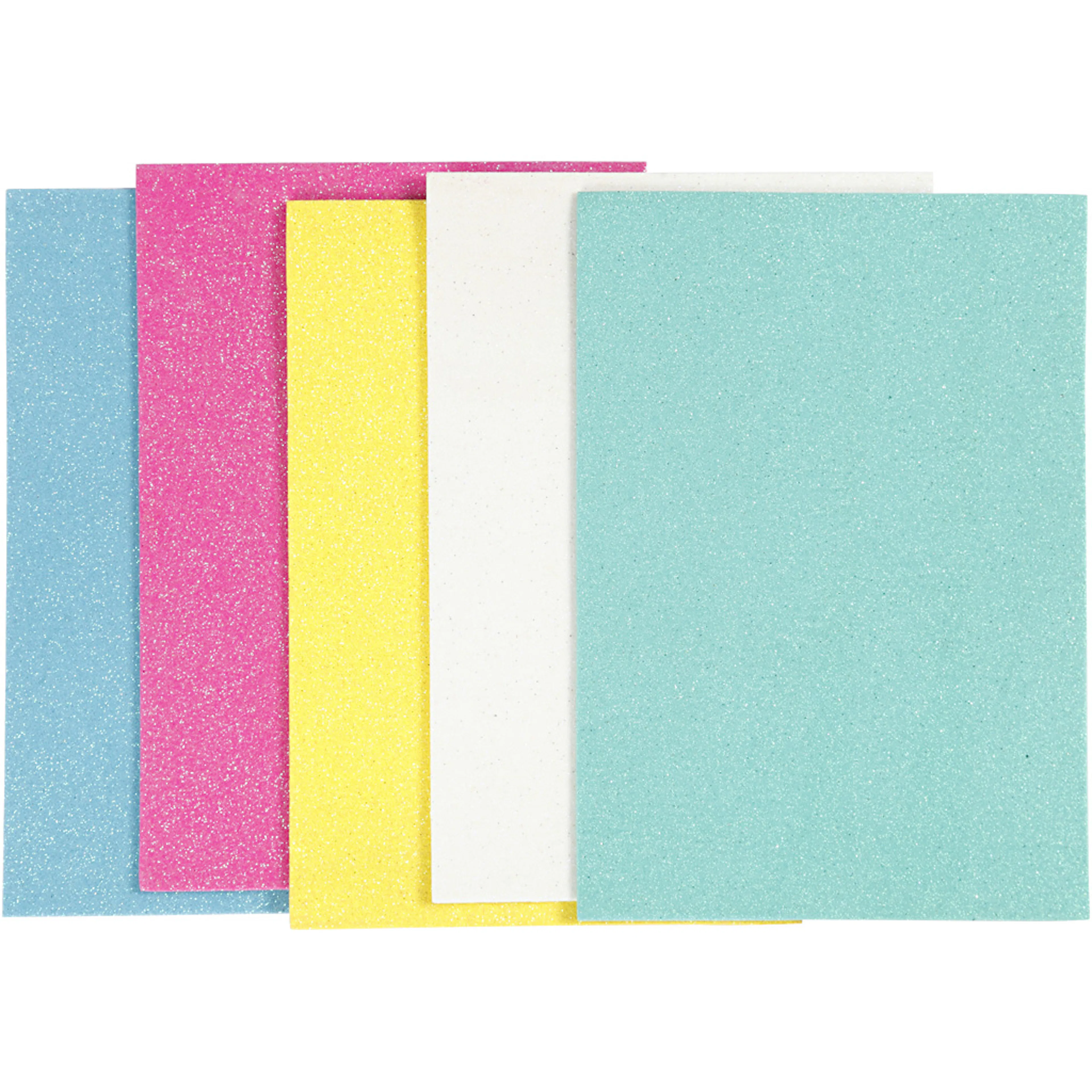 Mosgummi Creativ Company Ass Lyse Farger A5 148x210 mm 5 Ark/1 Pk Selvklebende