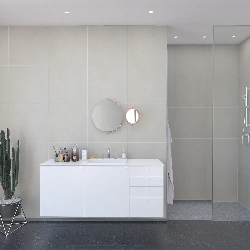 Baderomspanel Fibo 2145-LM6060 Grey Cement