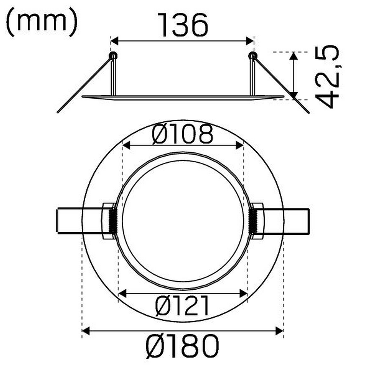 Dekkring Hide-a-lite Hvit