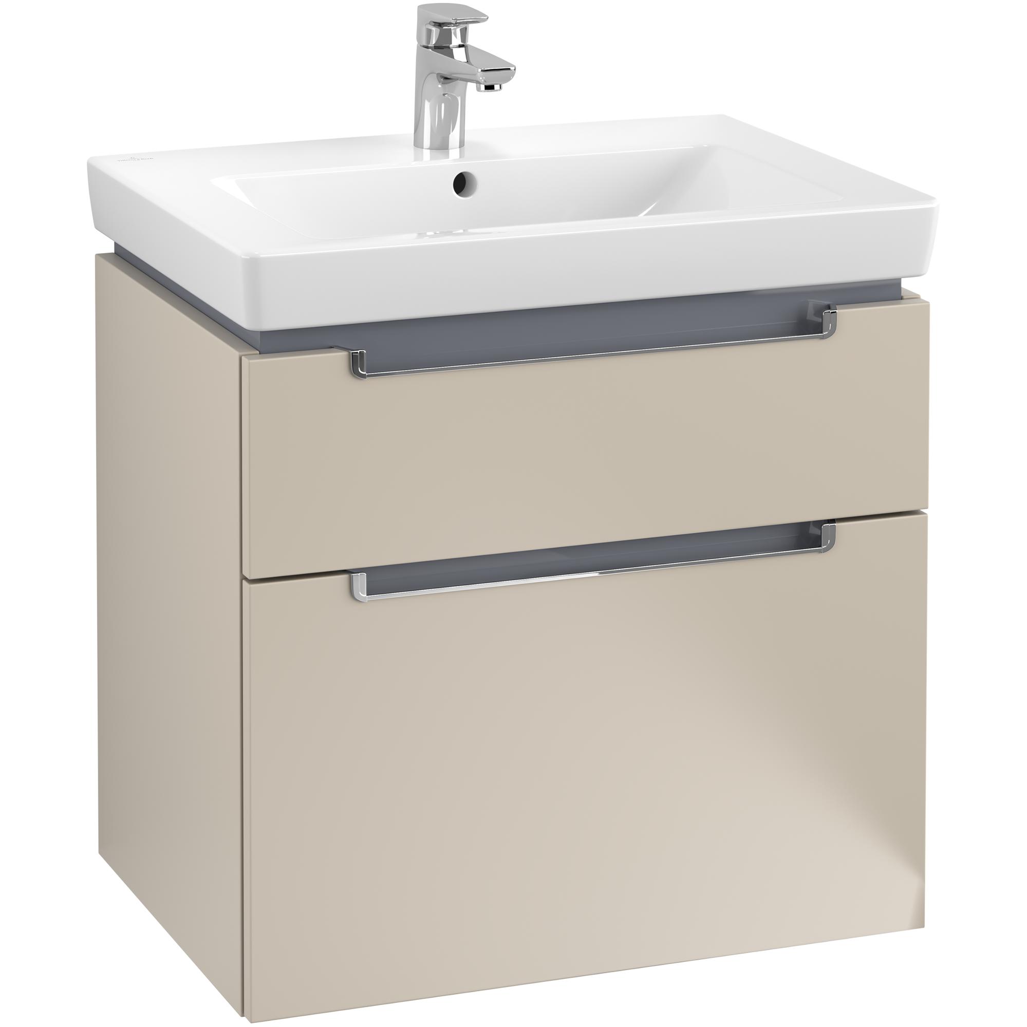 Tvättställsskåp Villeroy & Boch Subway 2.0 med 2 Lådor | badrum - badrumsmobler - tvattstallsskap-och-kommod | KakelKungen
