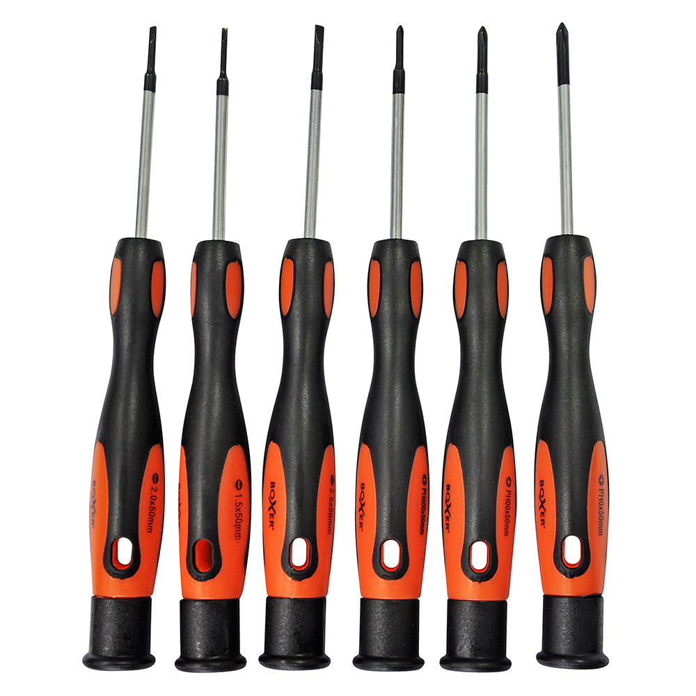 Presisjonsskrutrekkersett Boxer 6-deler