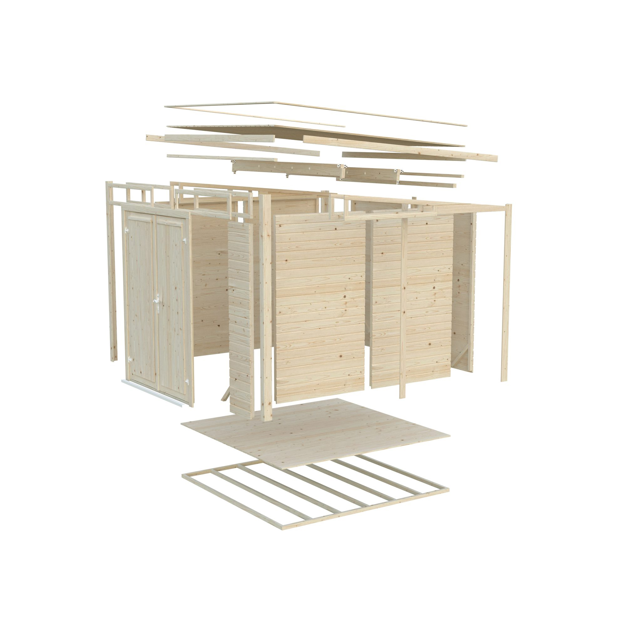 Redskapsbod Palmako Elias 5,0 m² (inv. 4,9 m²)