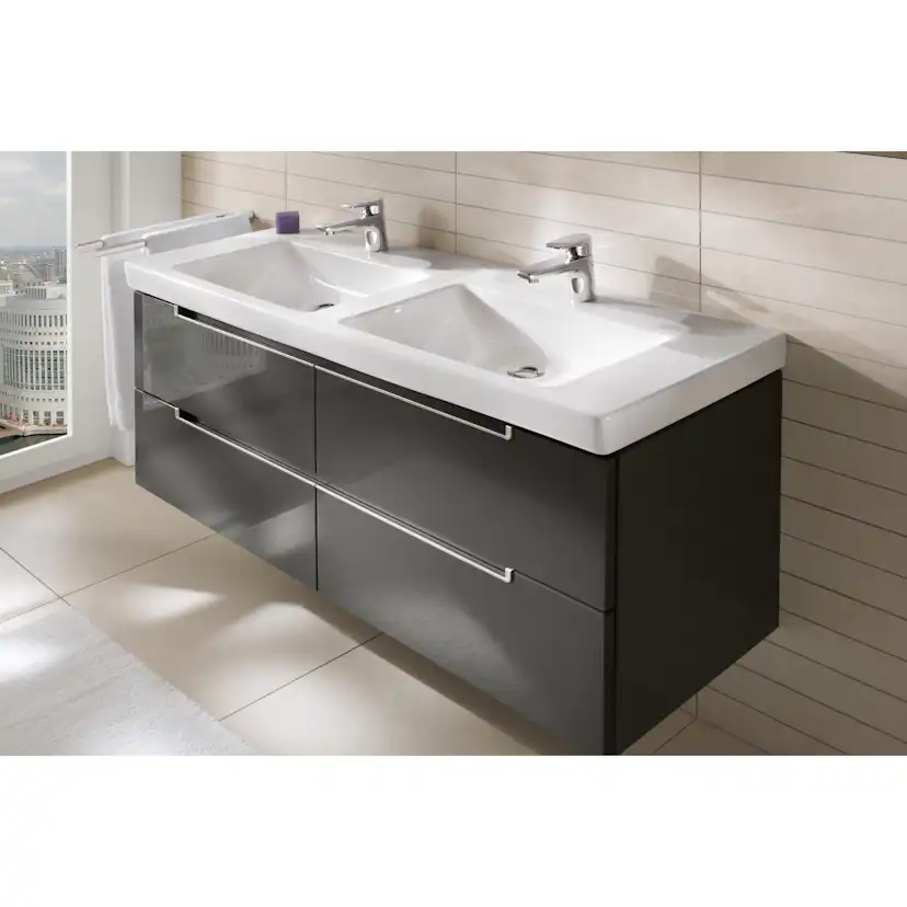 Tvättställsskåp Villeroy & Boch Subway 2.0 för Dubbla Tvättställ