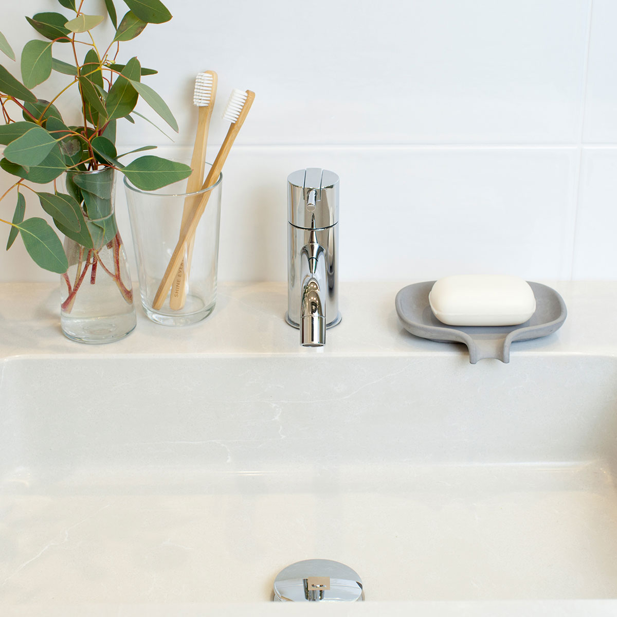 Tvålkopp Bosign Soap Saver Flow Betong