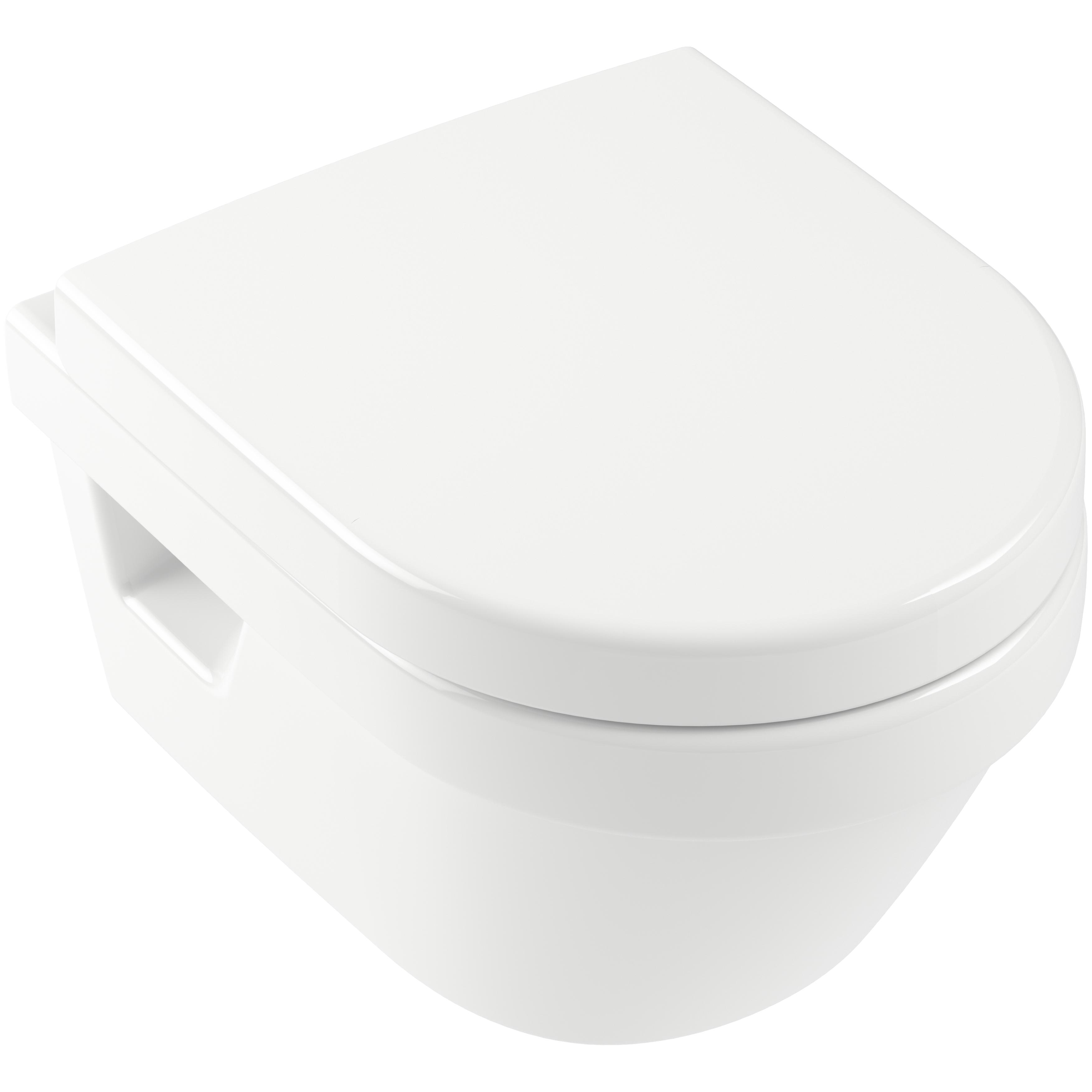 V&auml;ggh&auml;ngd Toalettstol Villeroy & Boch Architectura Kompakt