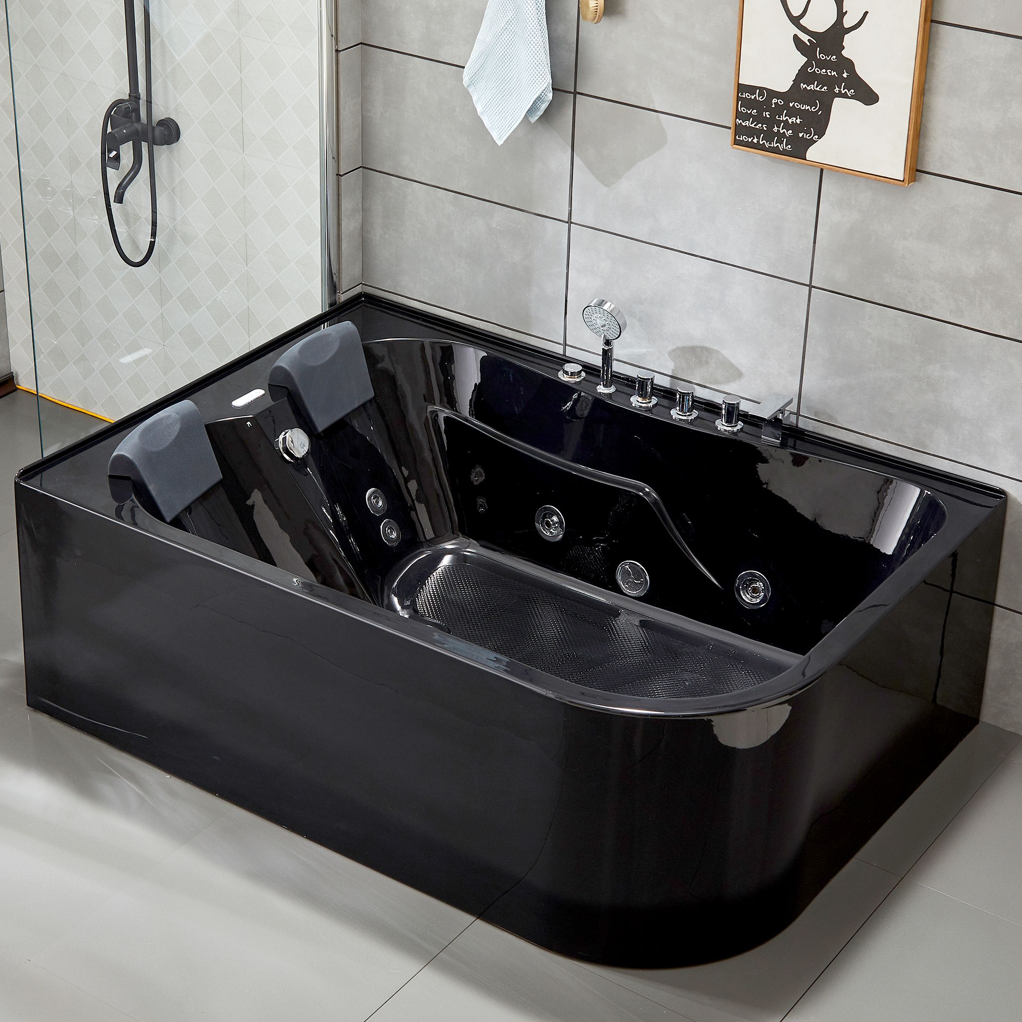 Boblebadekar Lyfco med med Varmeapparat og Lysterapi BK-008