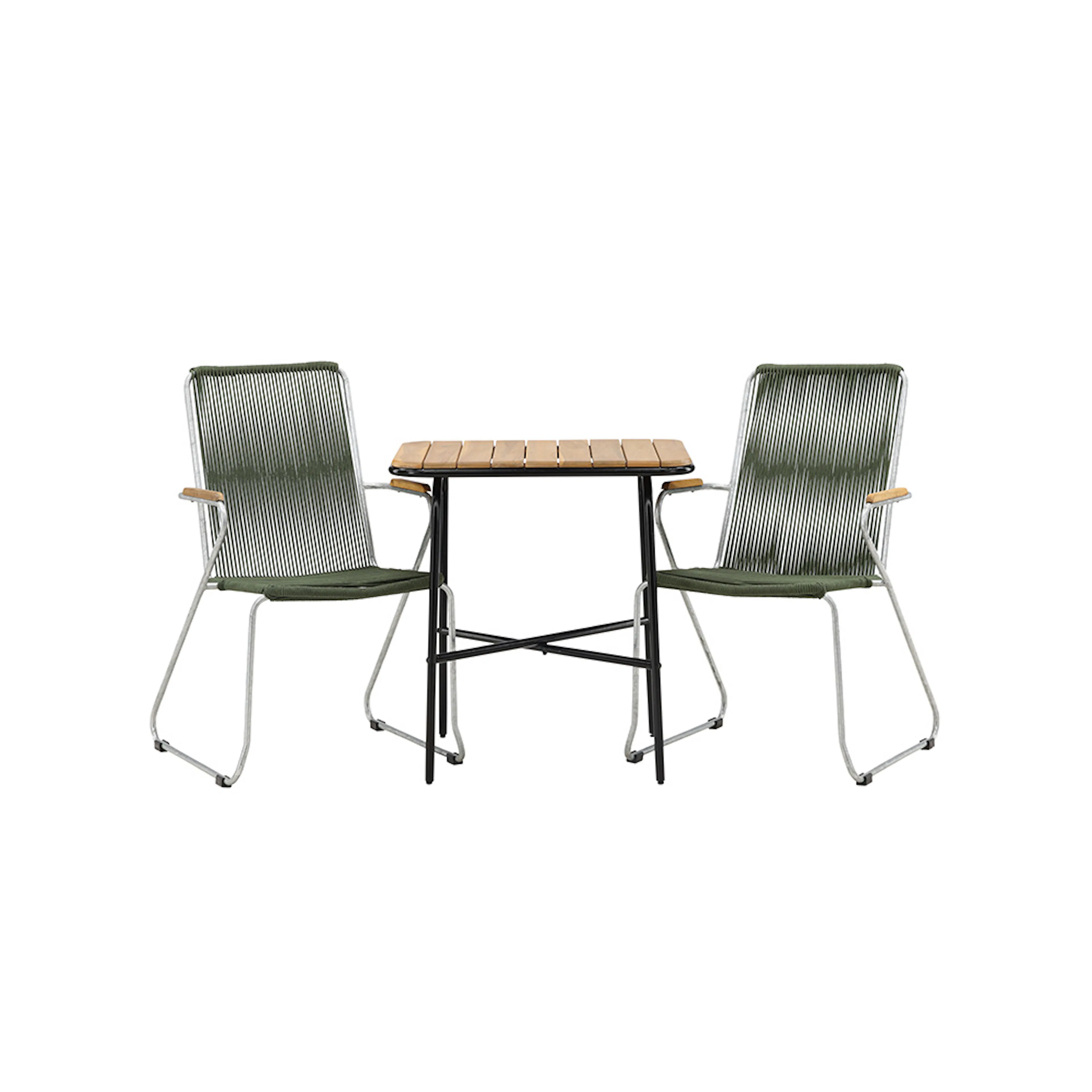 Cafégruppe Venture Home Holmbeck Bord med 2 Bois Stoler