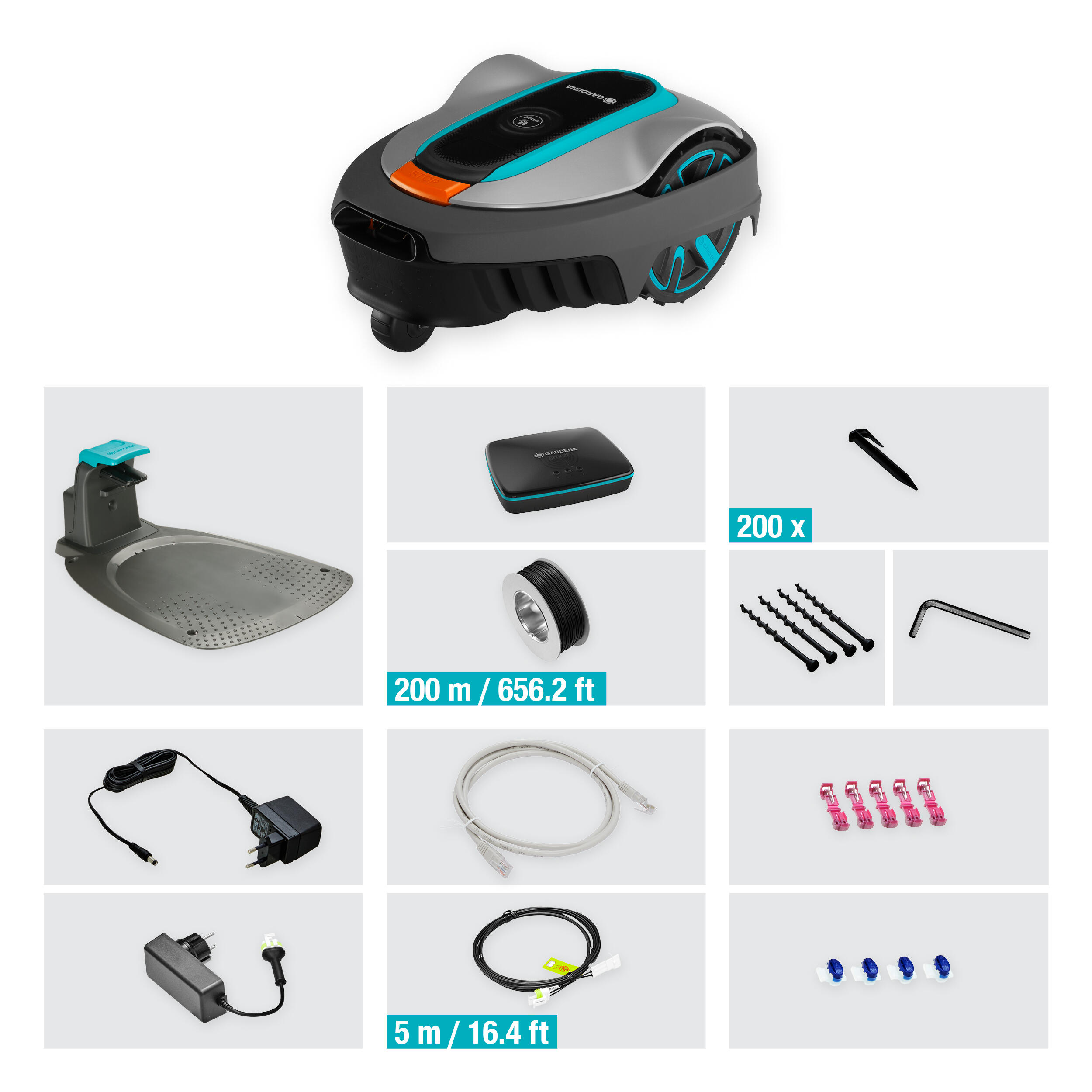 Robotgressklipper Smart Sileno City 600 Lona