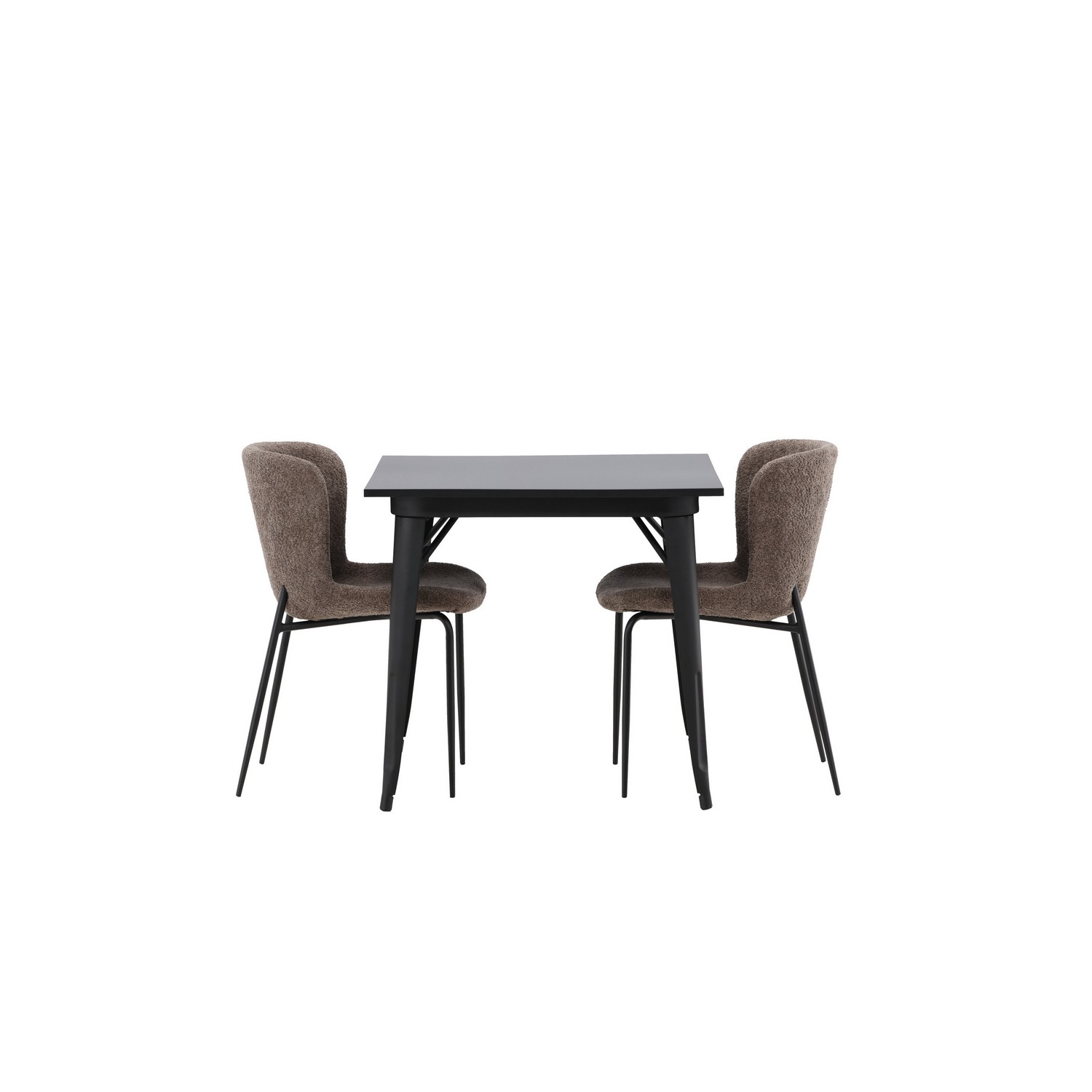 Spisegruppe Venture Home Tempe med 2 Modesto Stoler