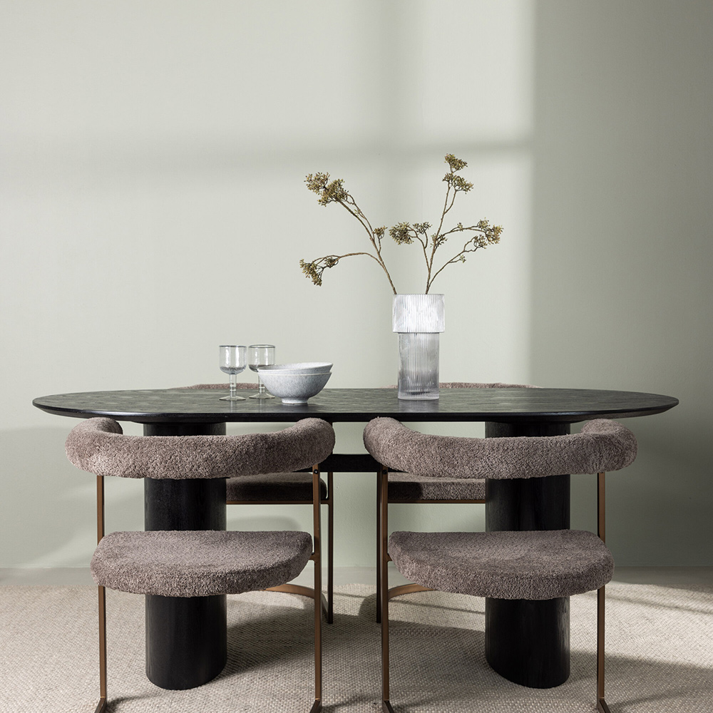 Spisegruppe Venture Home Isolde med 4 Morning Stoler