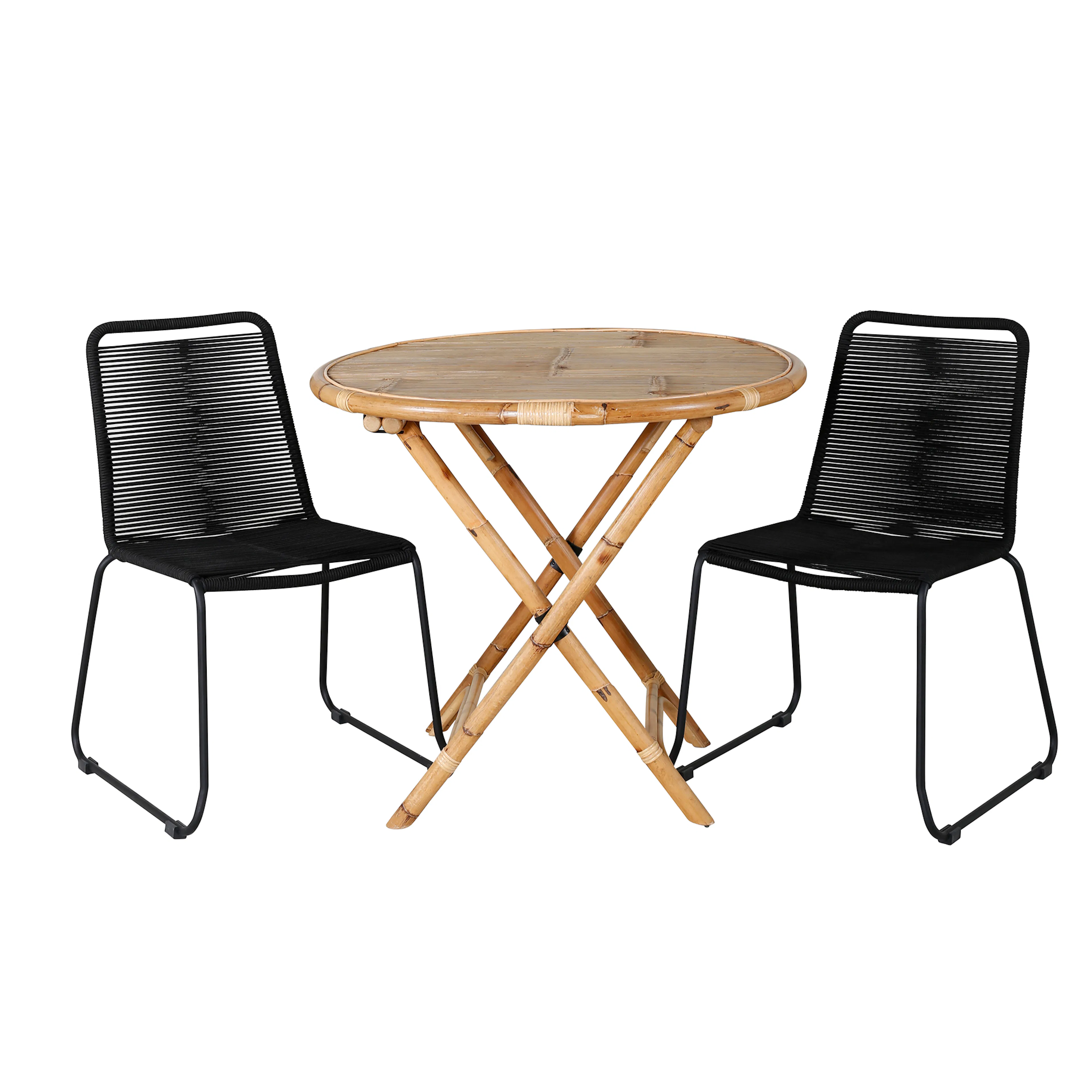 Cafégruppe Venture Home Cane med 2 Lindos Stoler