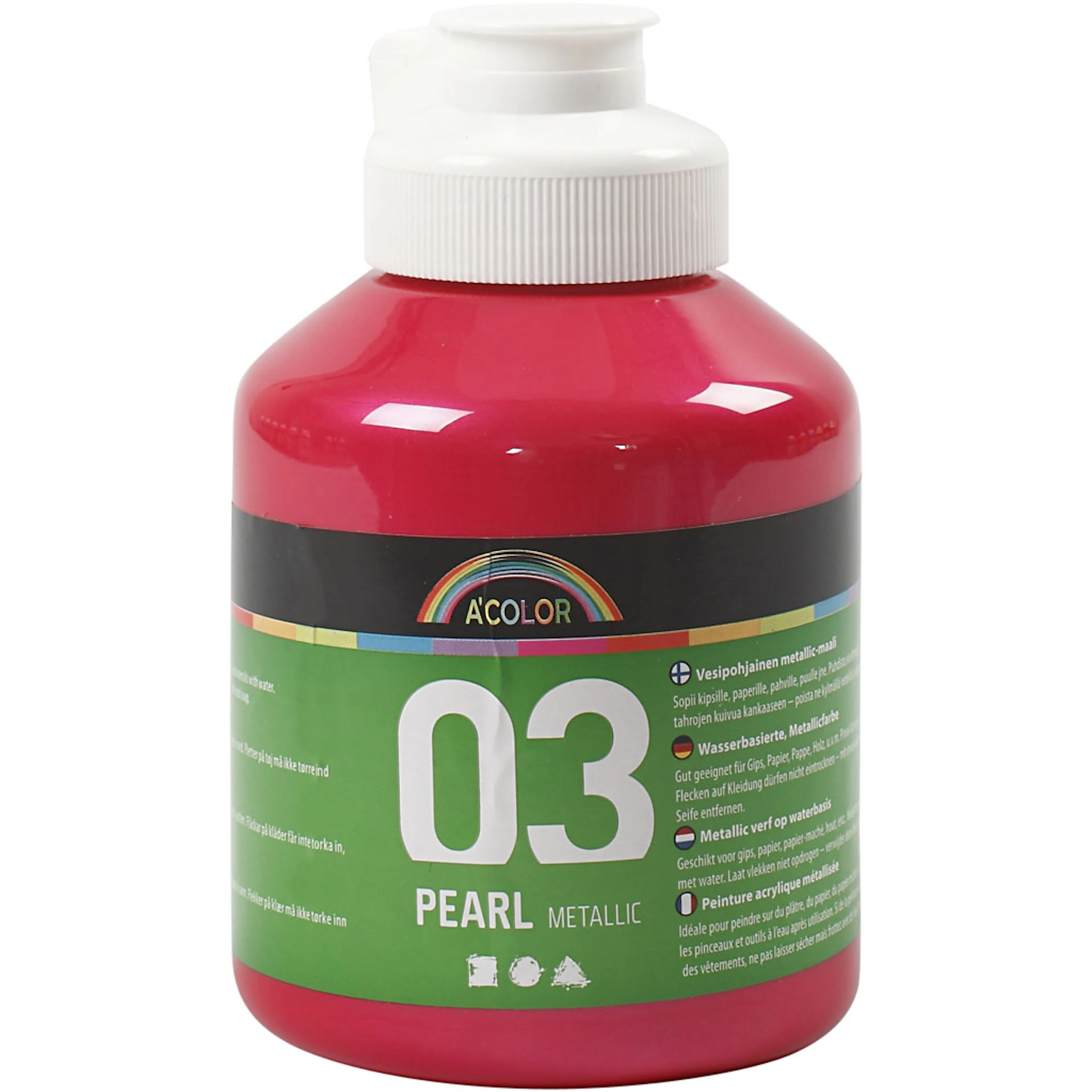 Akrylmaling Creativ Company A-color Nr 03 Metallic 500 ml