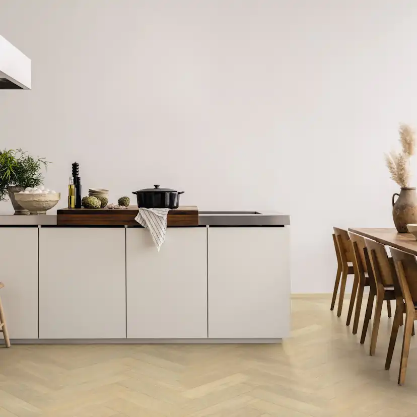 Parkett Pergo Saltholm Light Herringbone Oak