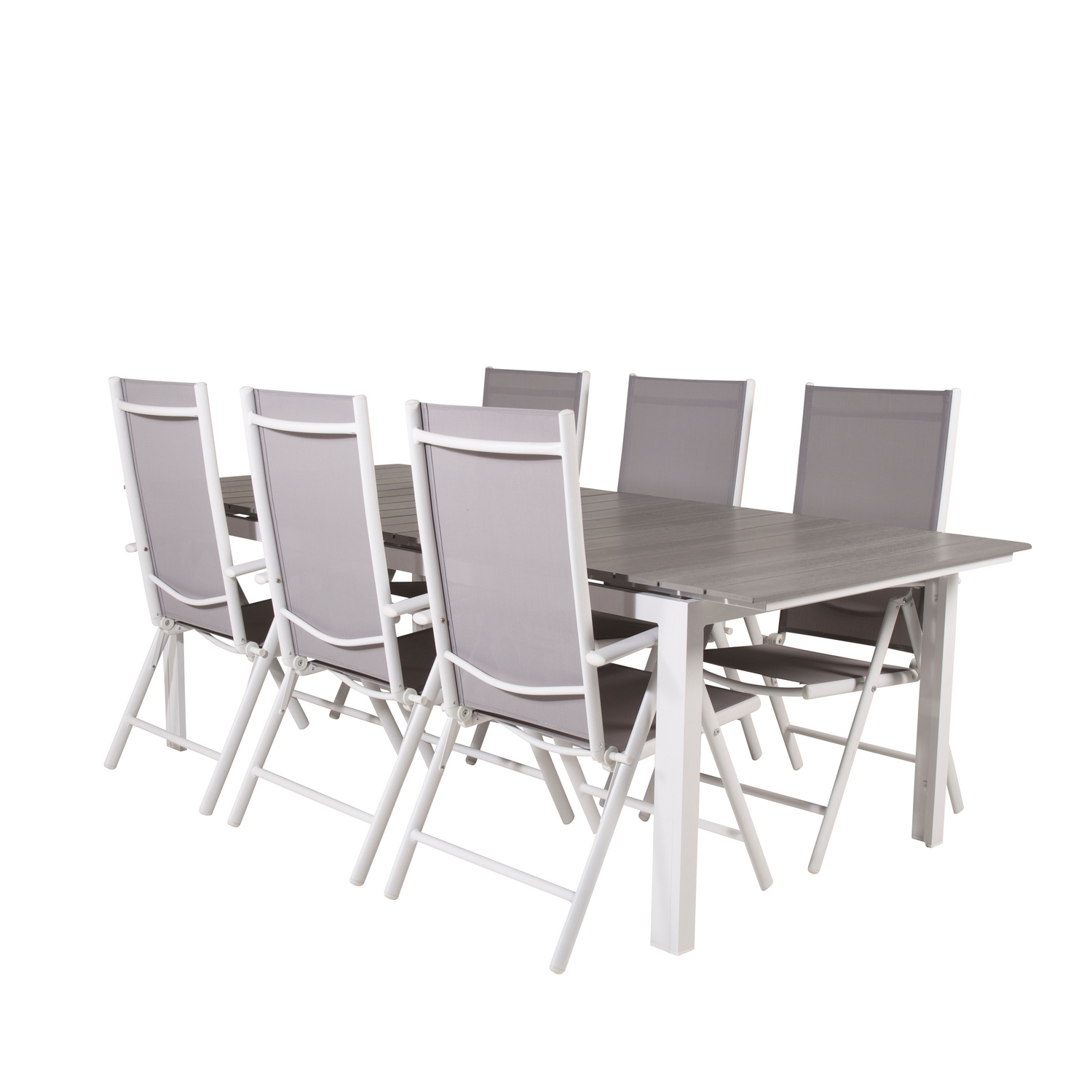 Spisegruppe Venture Home Lova 224/324 med 6 Bront Stoler