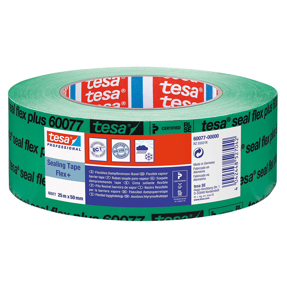 Byggfolietape Tesa Sealflex Plus 50 mm x 25M