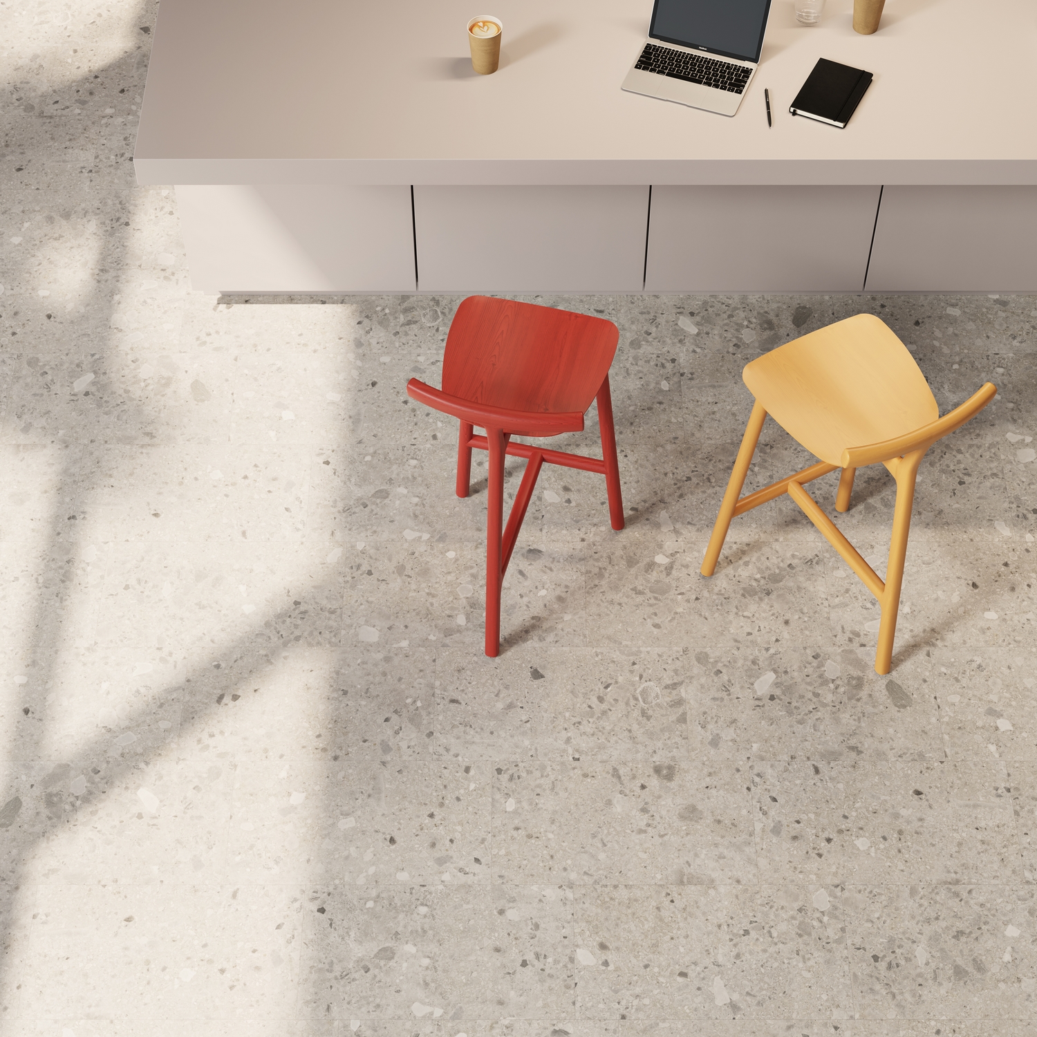 Vinylgulv Tarkett iD Click Ultimate 55 Breccia Grey