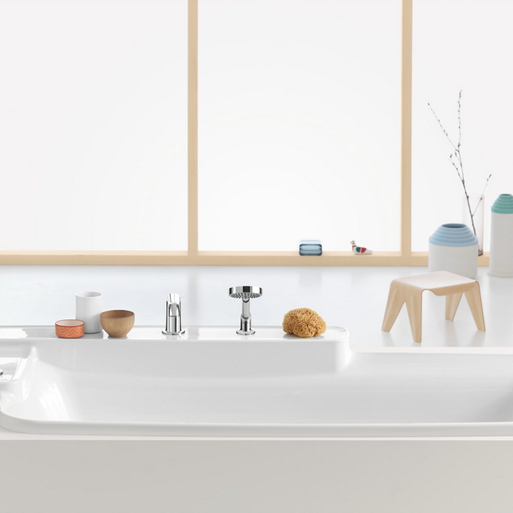 Innbyggingsdel Hansgrohe Securflex-set til Karkant med Hånddusj
