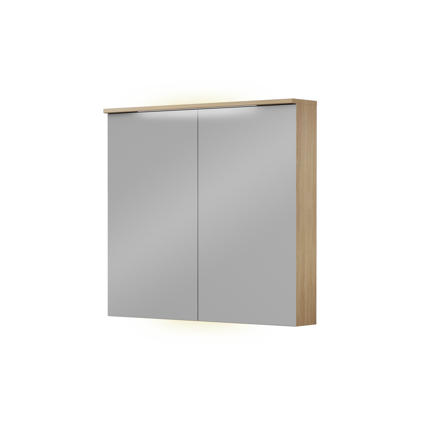 Speilskap FOSSBAD B90 D12 med Lystopp