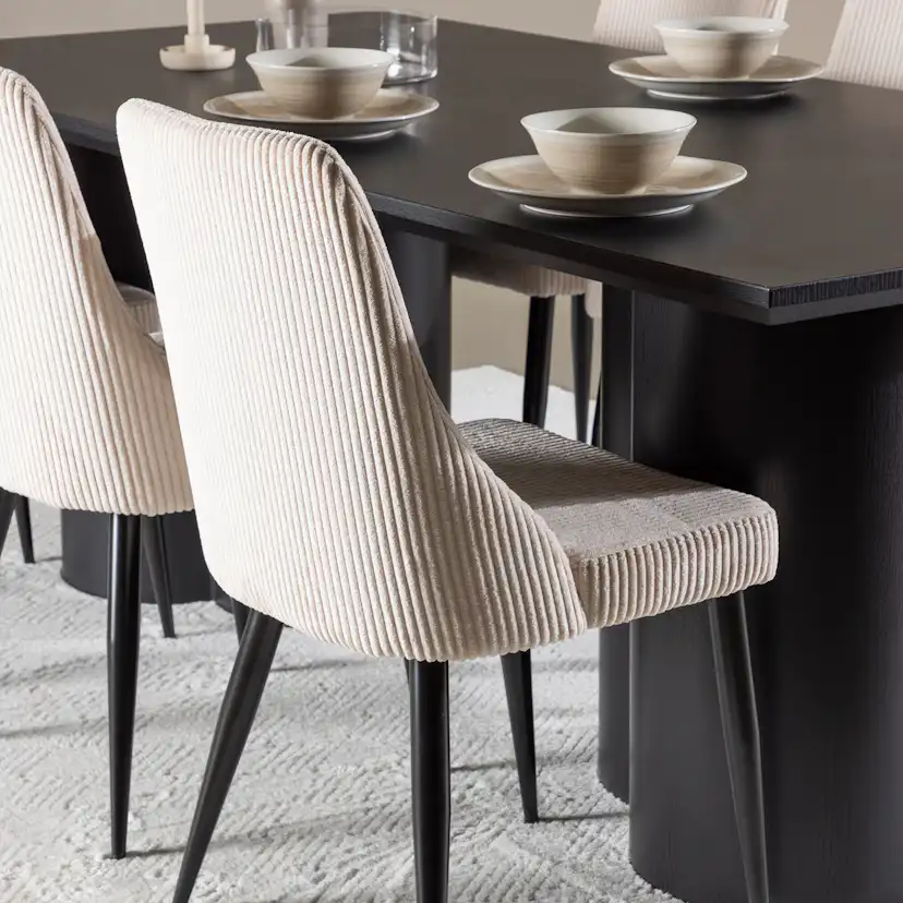 Spisegruppe Venture Home Olivia 210 med 6 stk Leone Stoler