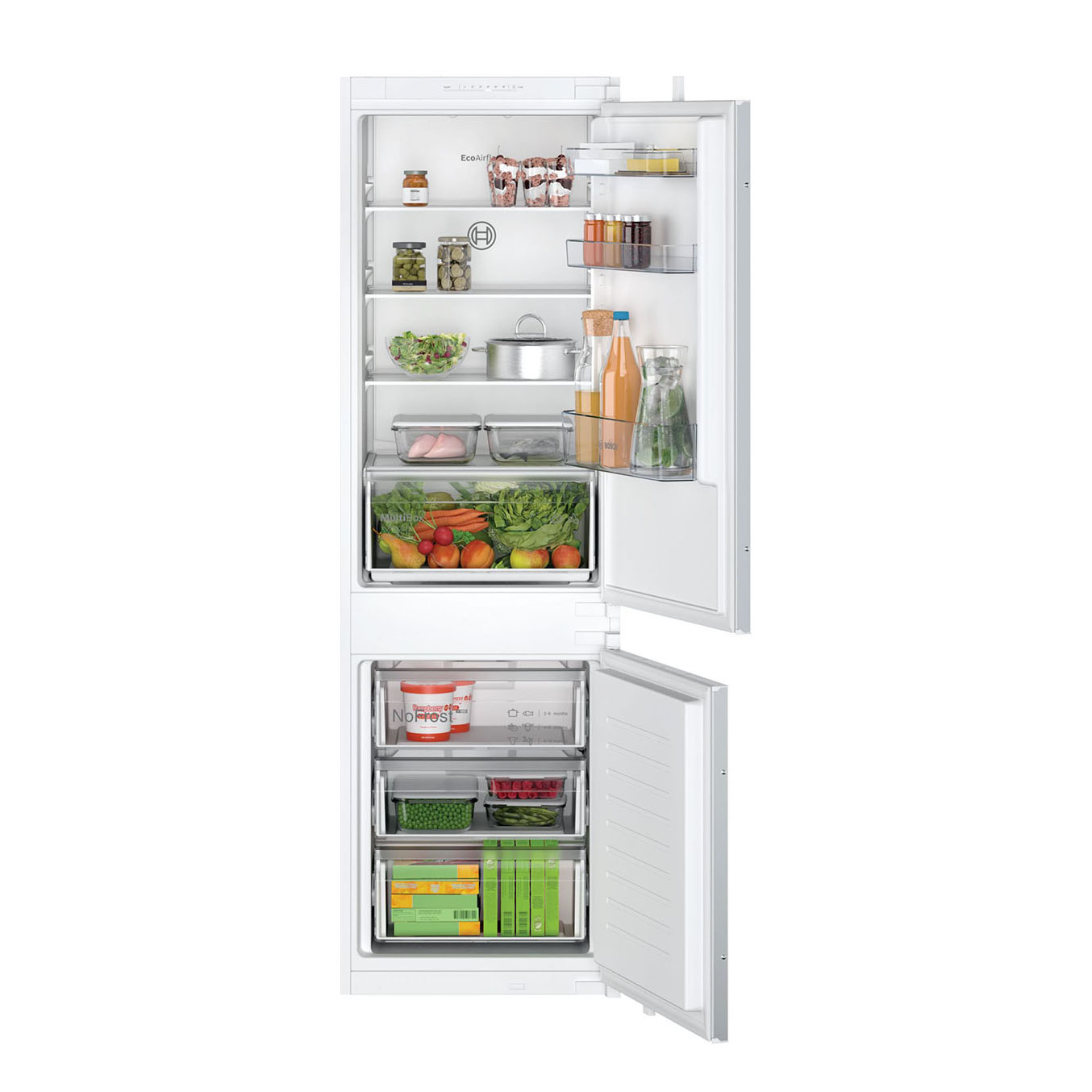 Kjøl/Fryser Bosch Serie 2 KIN86NSE0 Integrert