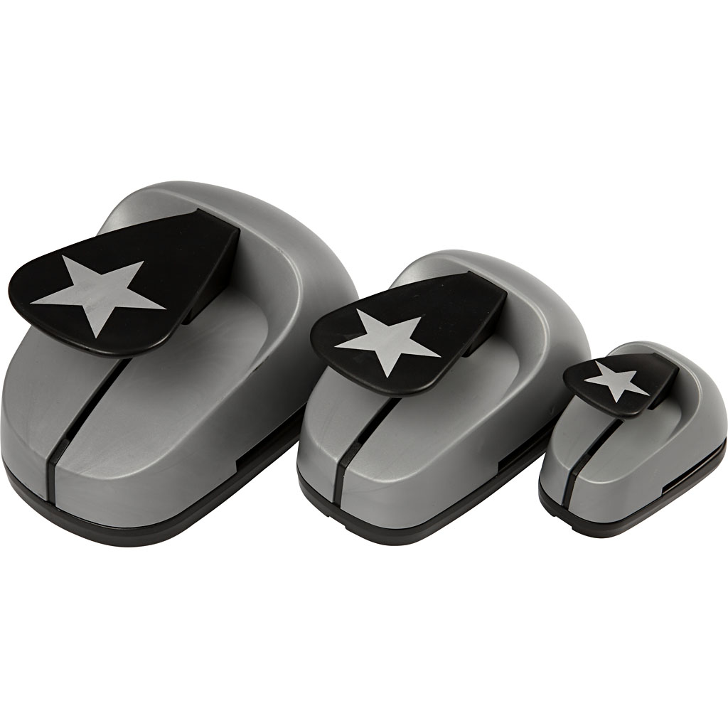 Stansejernsett Creativ Company Lag på Lag Stjerne 3-Pk