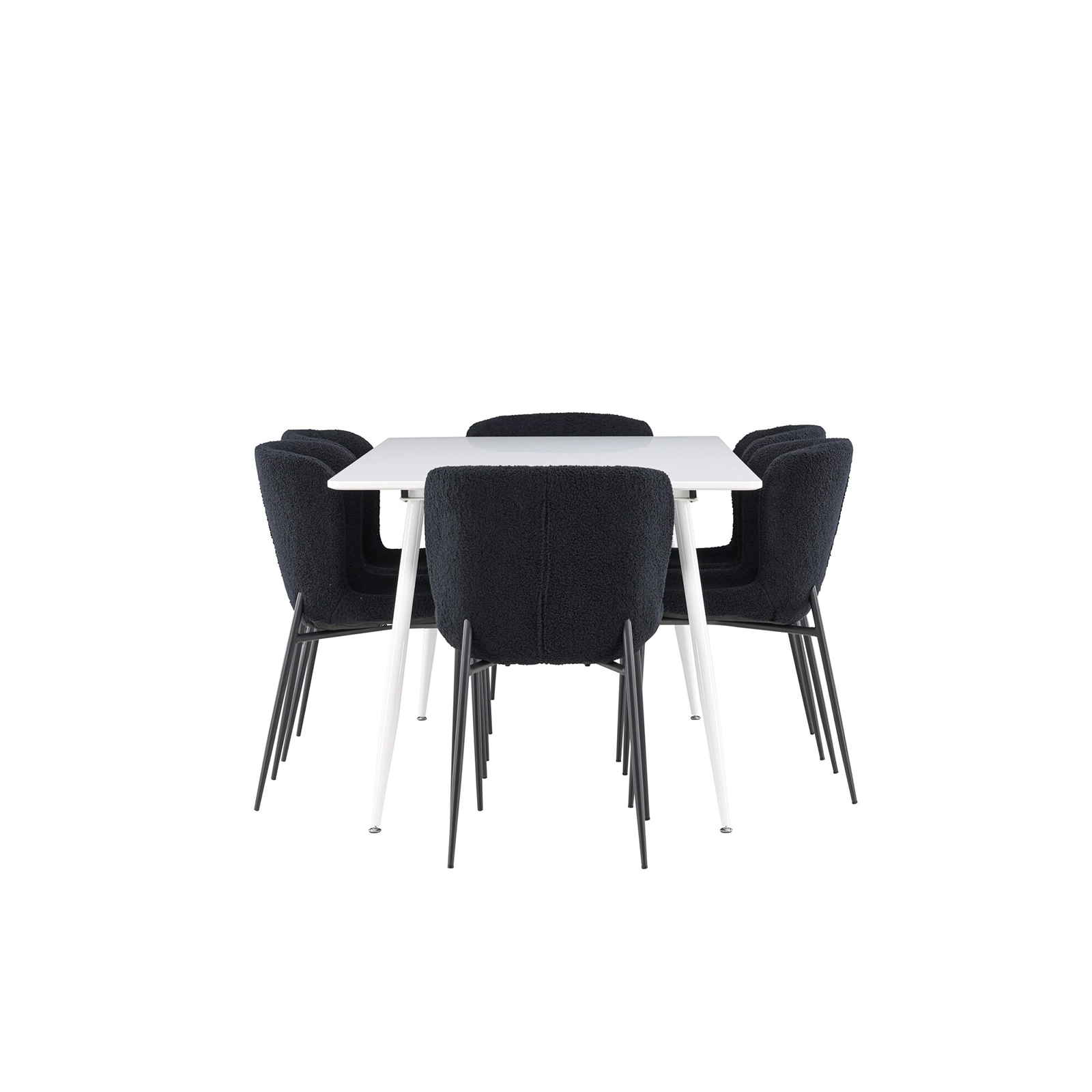 Spisegruppe Venture Home Silar 180 med 6 stk Modesto Stoler