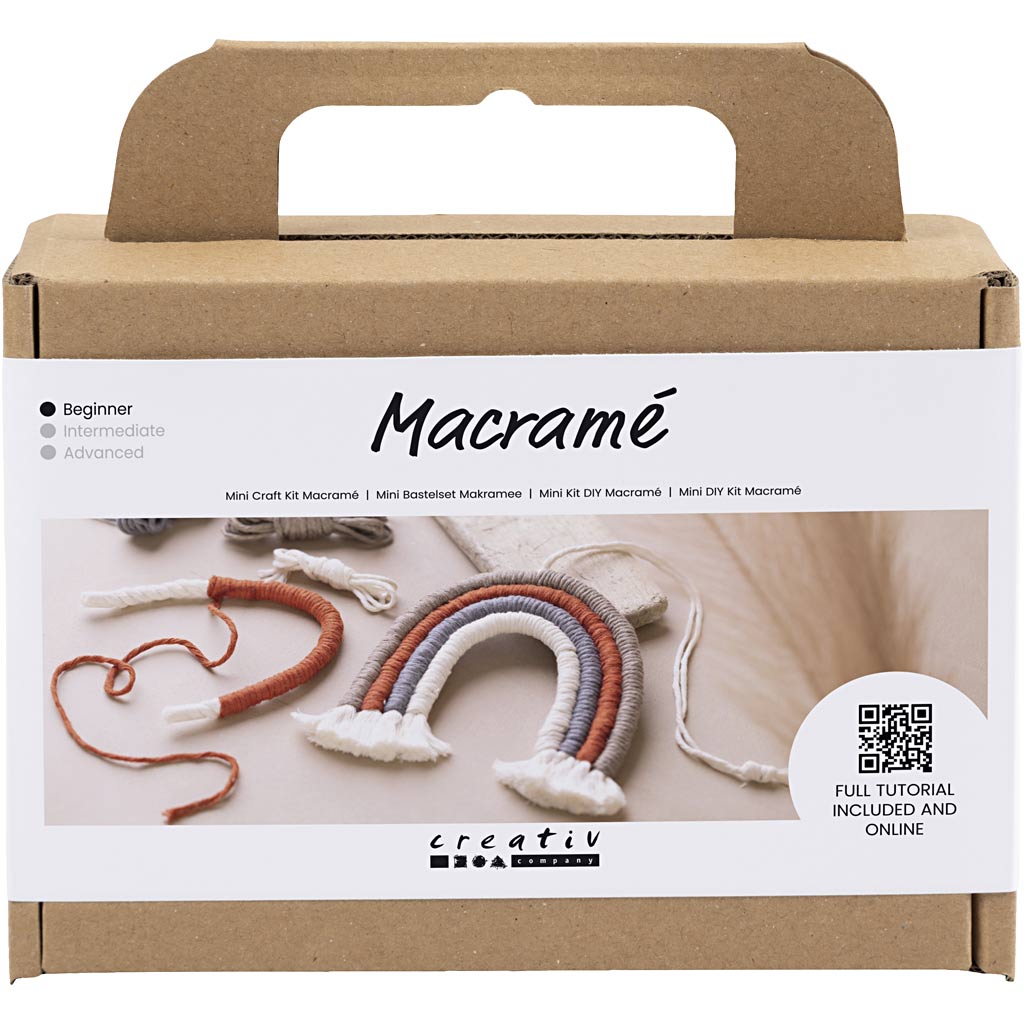 Regnbue Creativ Company Mini DIY Kit Makramé