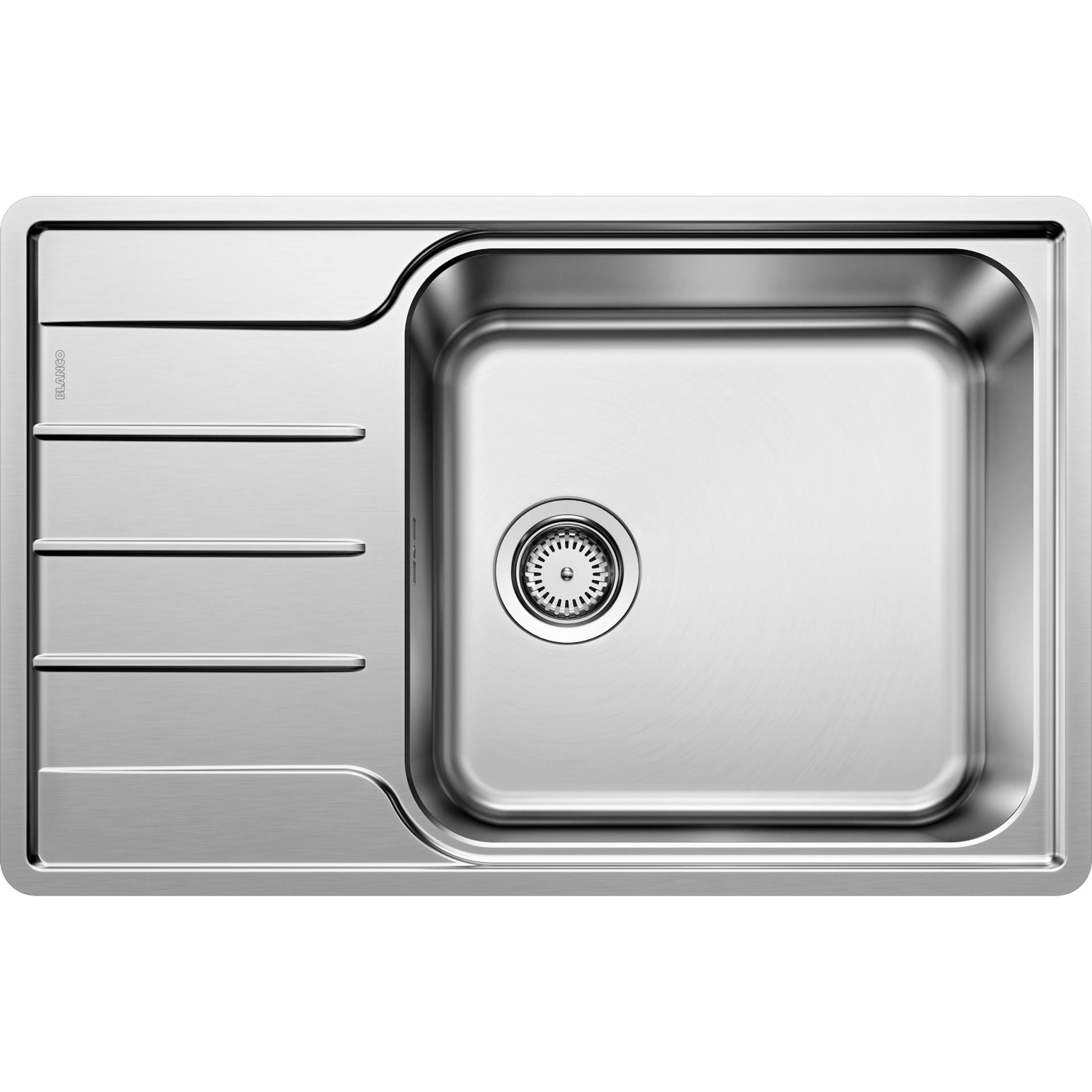 Kjøkkenvask Blanco Lemis Compact XL 6 S-IF i Rustfritt Stål Vendbar Vask med Avrenningsområde