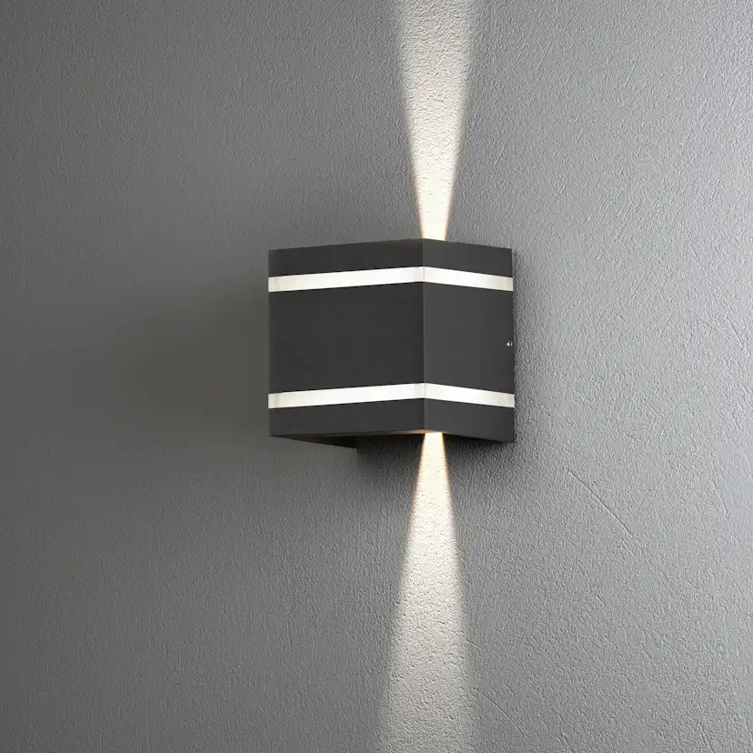 Vegglampe Gnosjö Konstsmide Cremona Opp/Ned 2x3W High Power LED