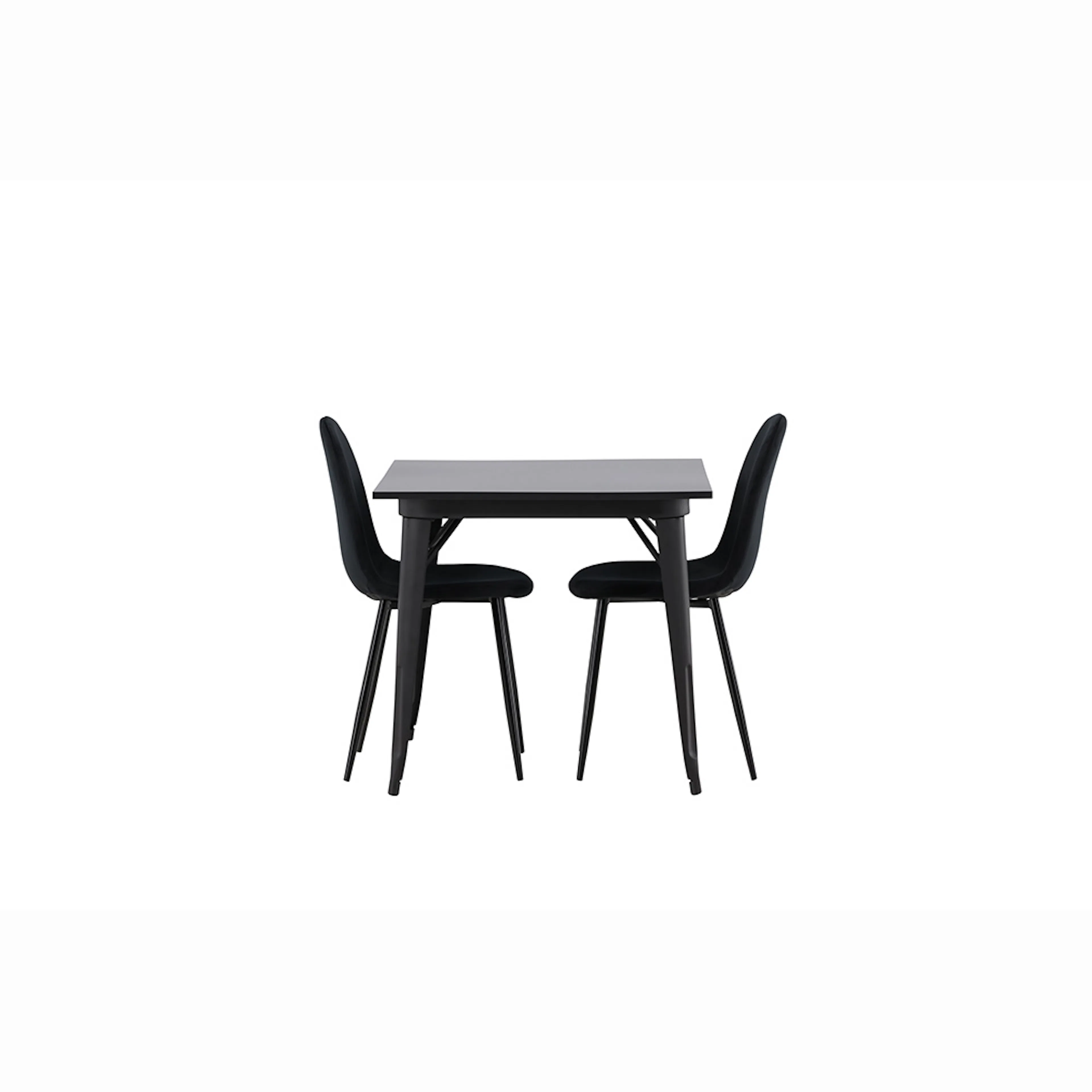 Spisegruppe Venture Home Tempe med 2 Polar Stoler Fløyel