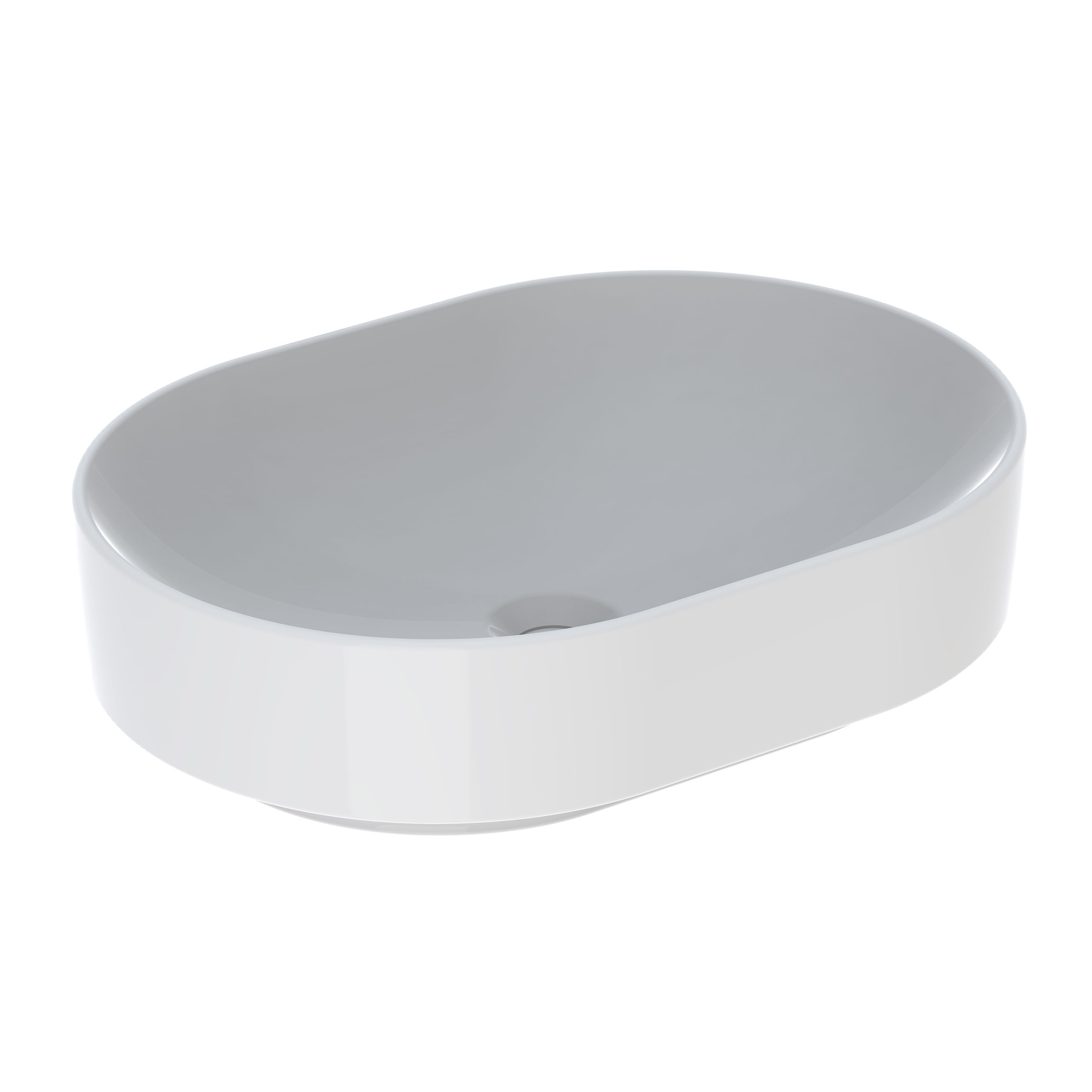 Tv&auml;ttst&auml;ll Geberit Variform 550 mm Lay-on Elliptiskt Utan Br&auml;ddavlopp