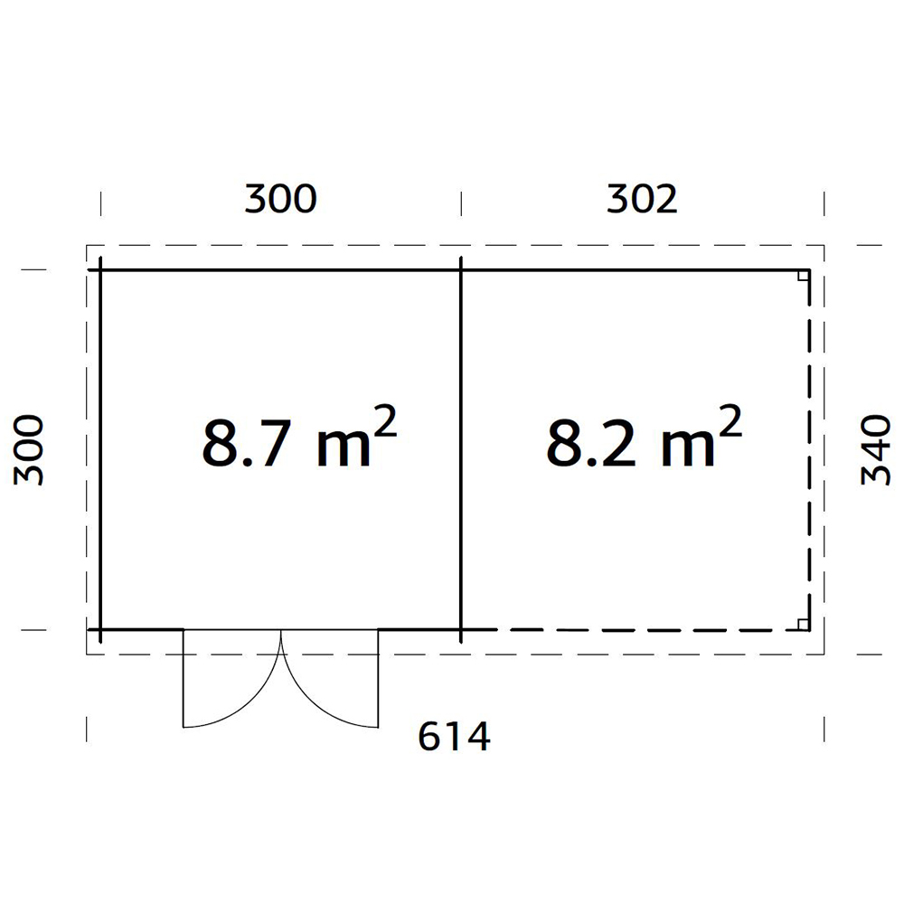 Gjestehytte Palmako Ella 16,8M2